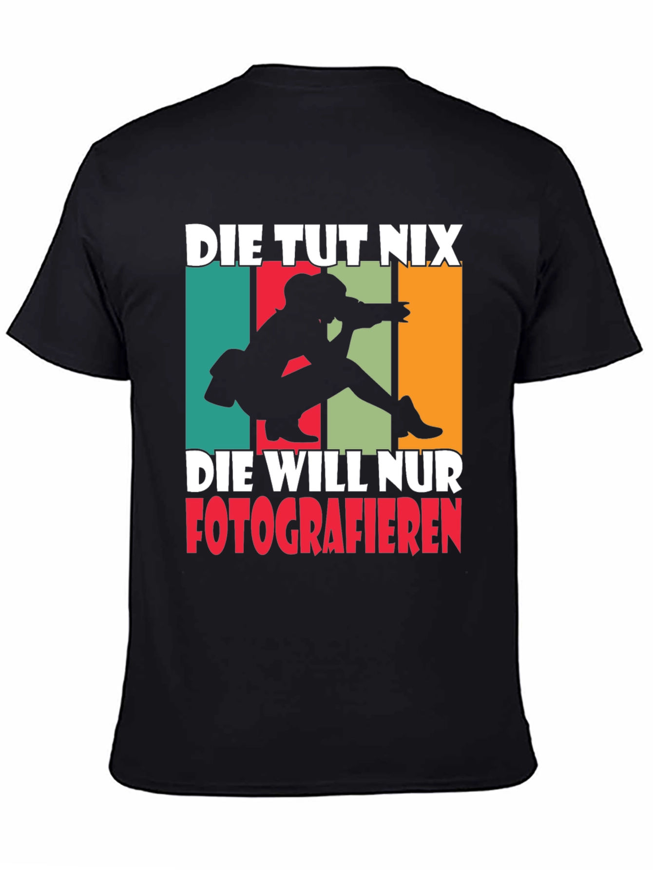 Die Tut Nix Photographer T-Shirt - Unisex Cotton Tee