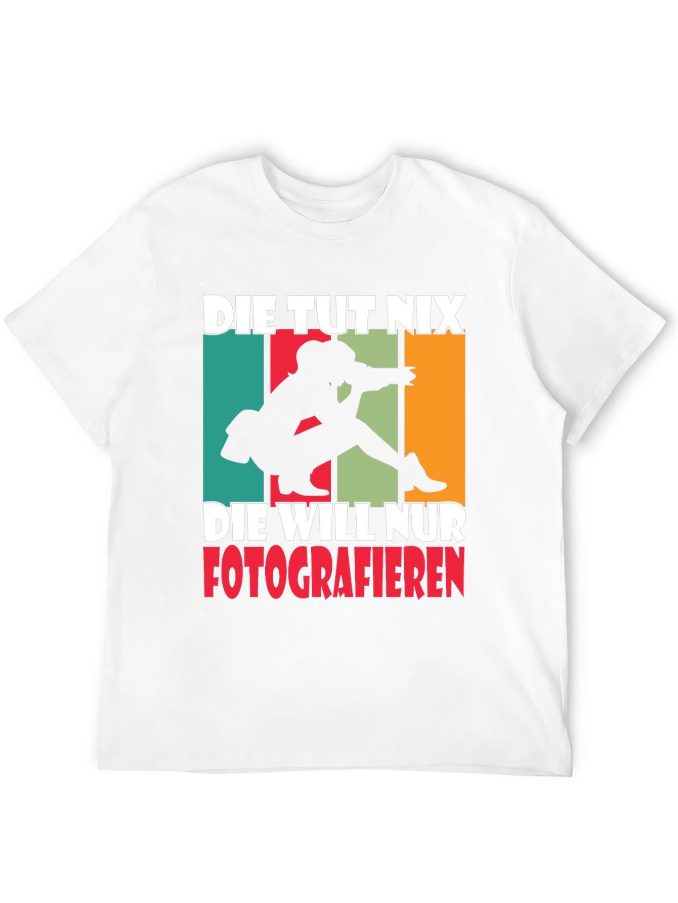 Die Tut Nix Photographer T-Shirt - Unisex Cotton Tee