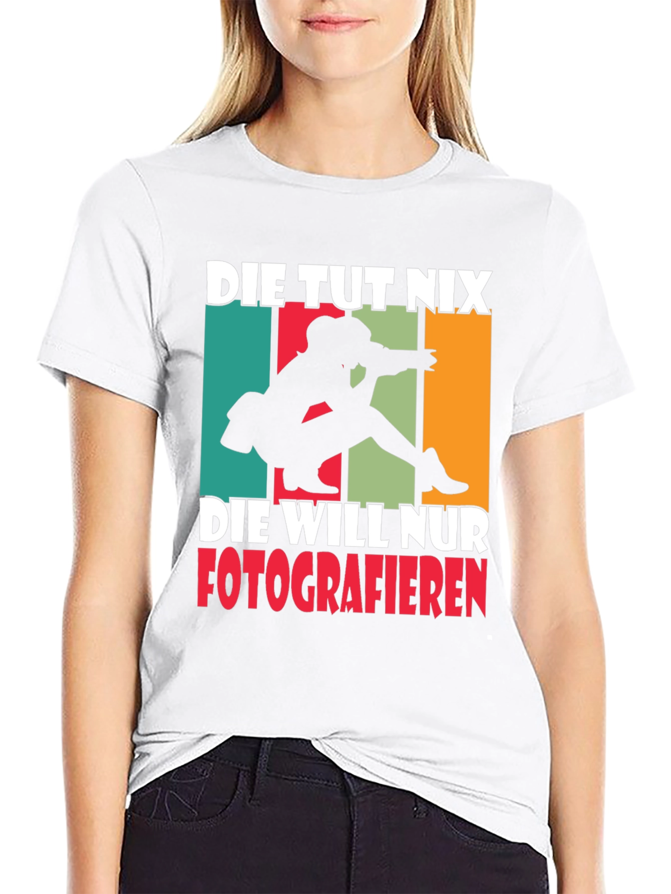 Die Tut Nix Photographer T-Shirt - Unisex Cotton Tee