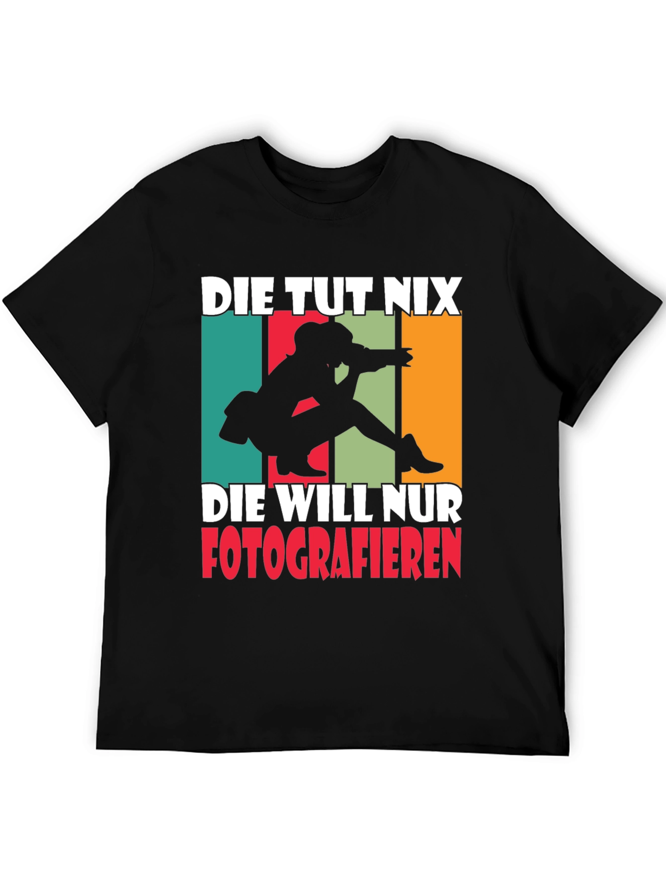 Die Tut Nix Photographer T-Shirt - Unisex Cotton Tee