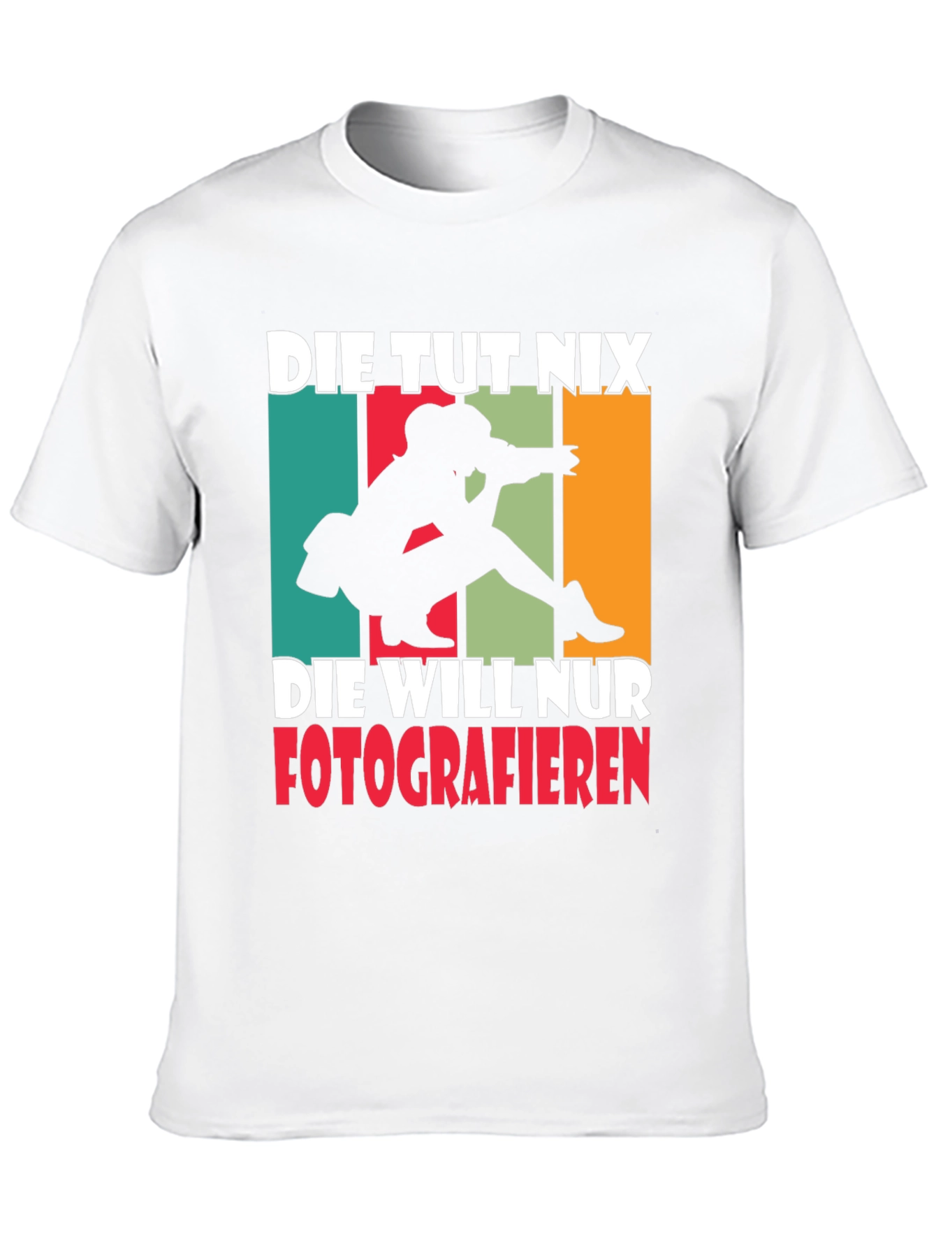 Die Tut Nix Photographer T-Shirt - Unisex Cotton Tee