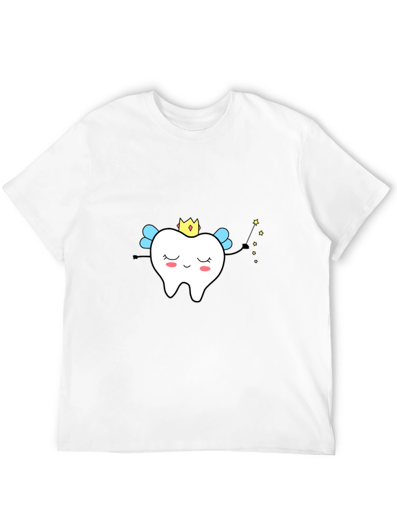 Tooth Fairy Graphic Tee - Soft Black Cotton T-Shirt