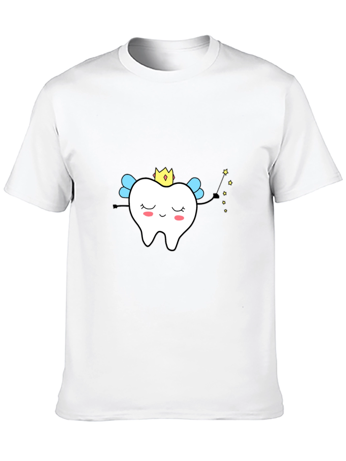 Tooth Fairy Graphic Tee - Soft Black Cotton T-Shirt