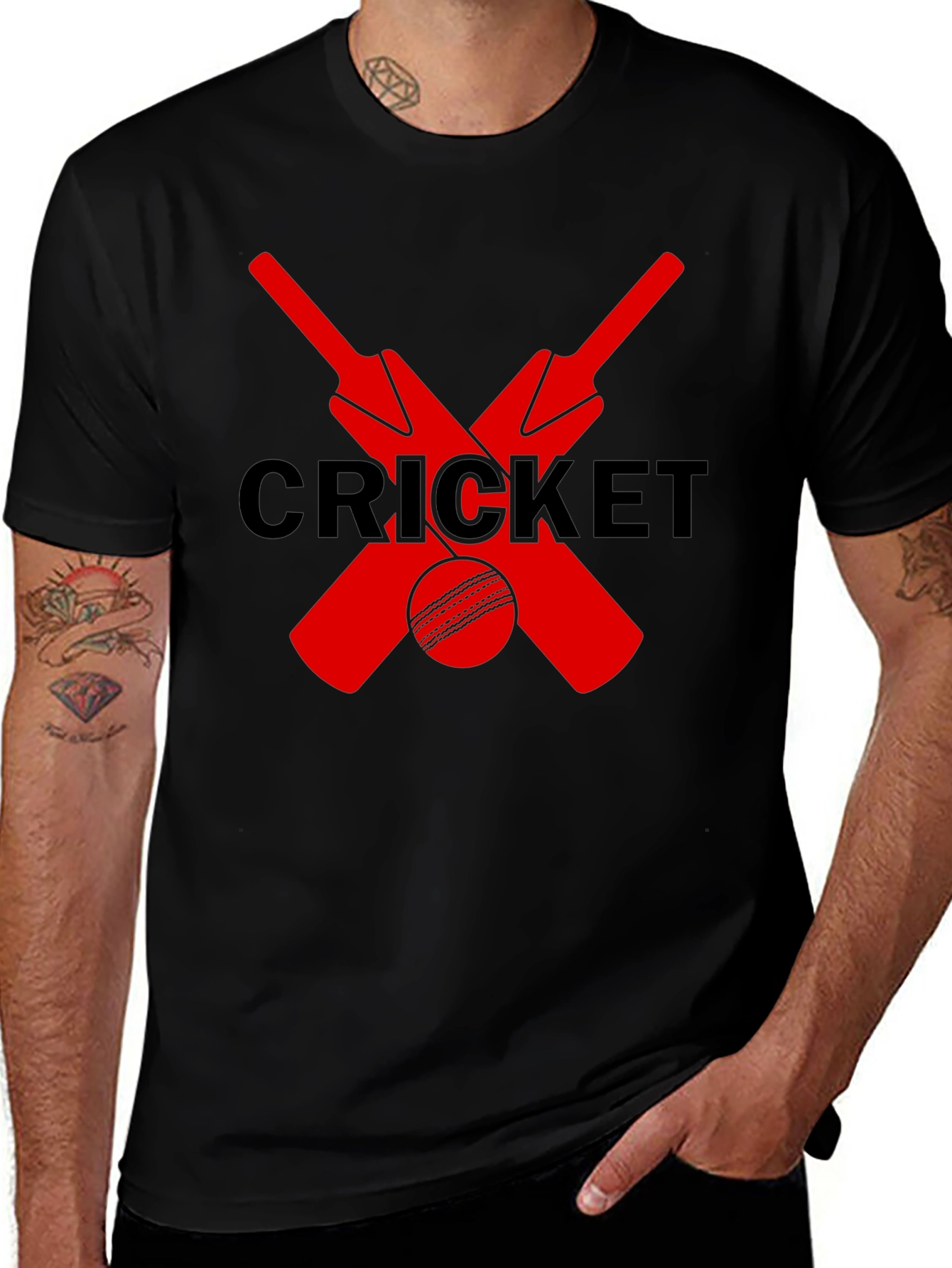 Cricket Bats & Ball T-Shirt