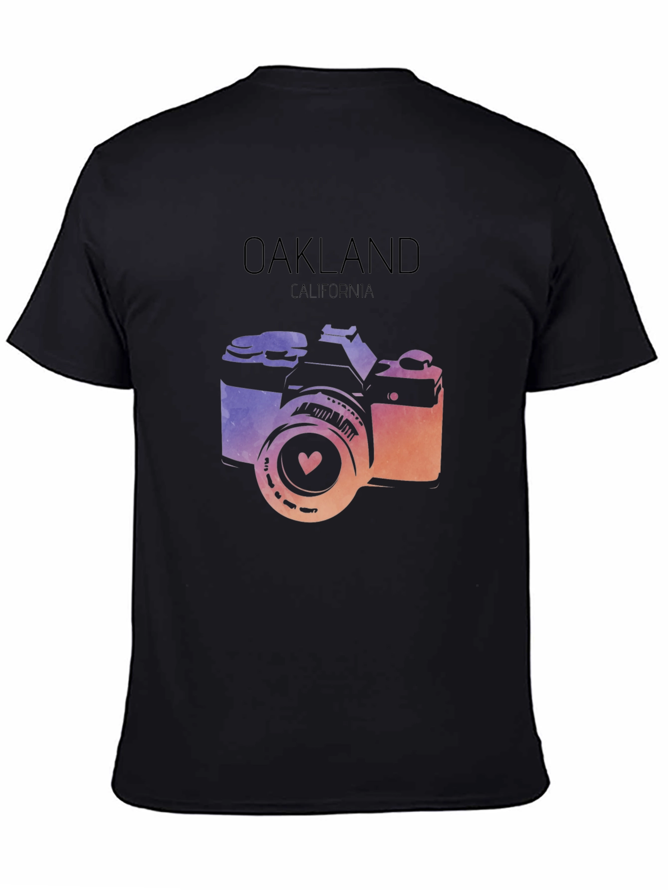 Oakland California Camera Graphic T-Shirt