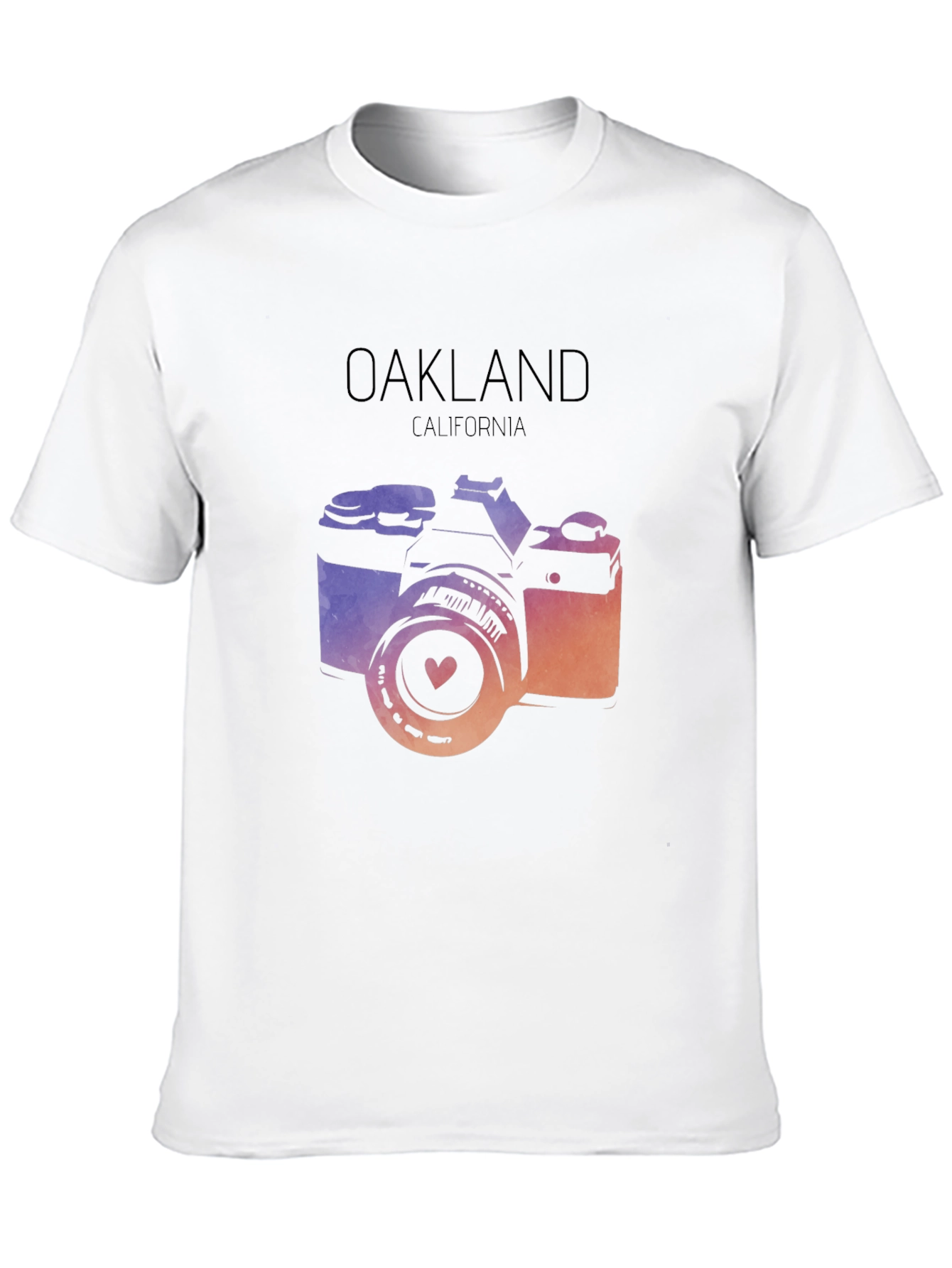 Oakland California Camera Graphic T-Shirt