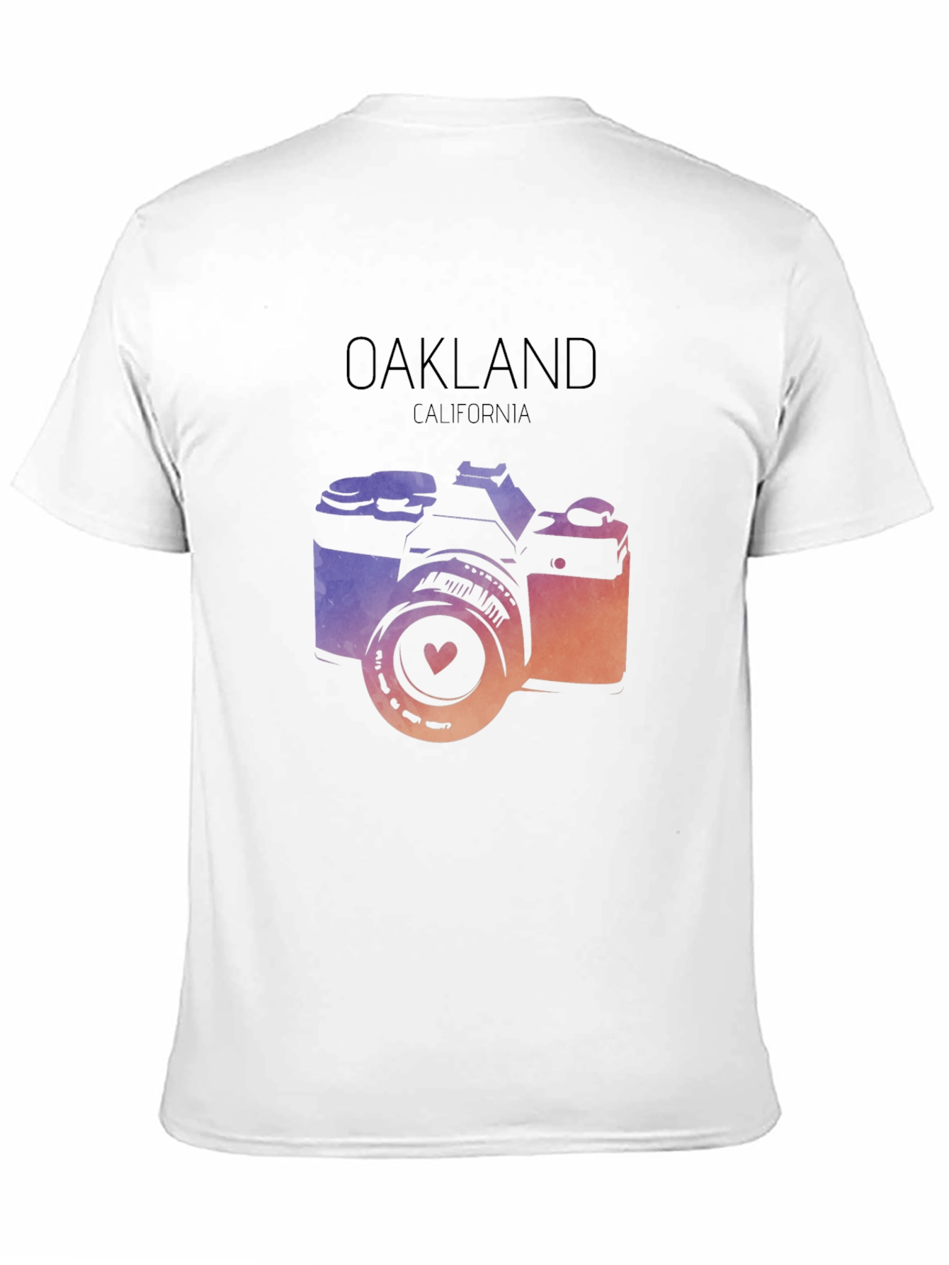 Oakland California Camera Graphic T-Shirt
