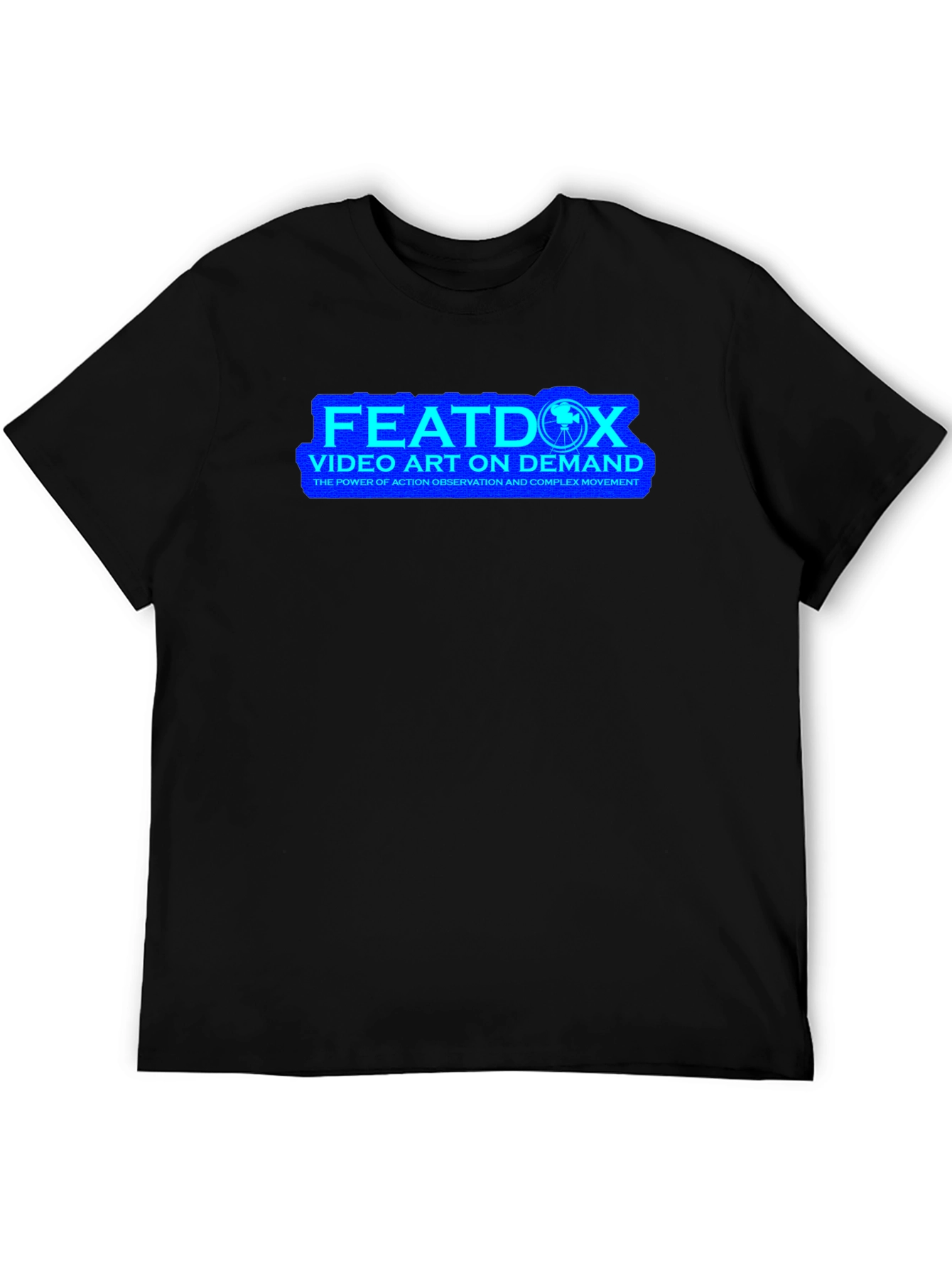 FEATDOX Video Art On Demand Black T-Shirt