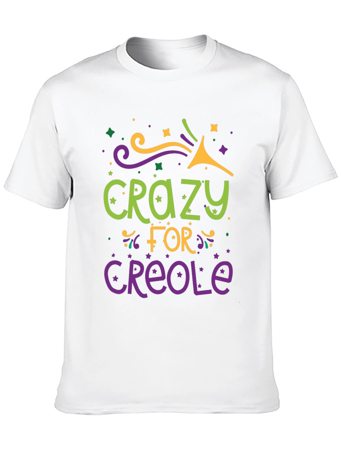 Crazy for Creole Graphic Tee - Black