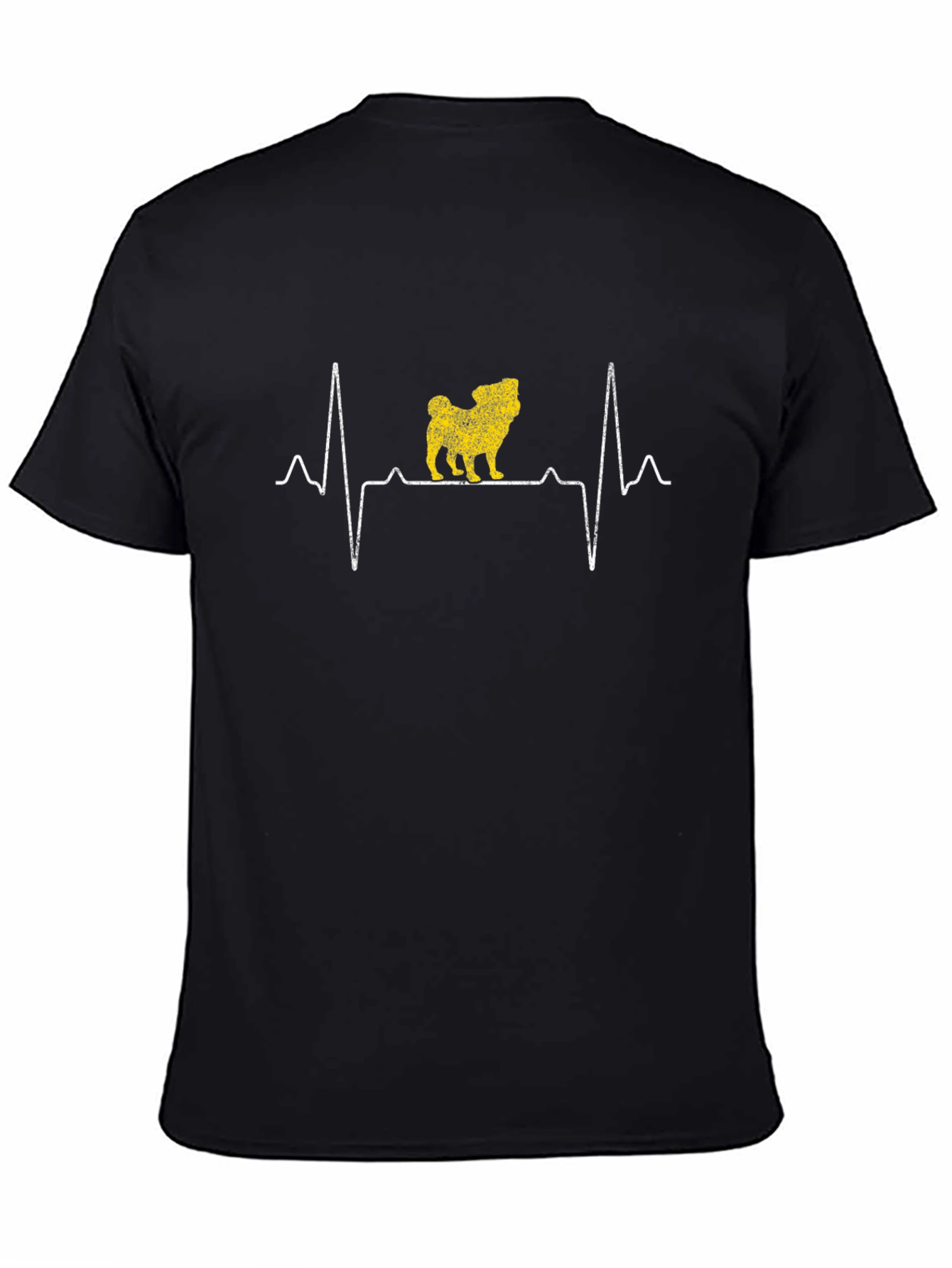 Pug Heartbeat T-Shirt - Dog Lover Tee