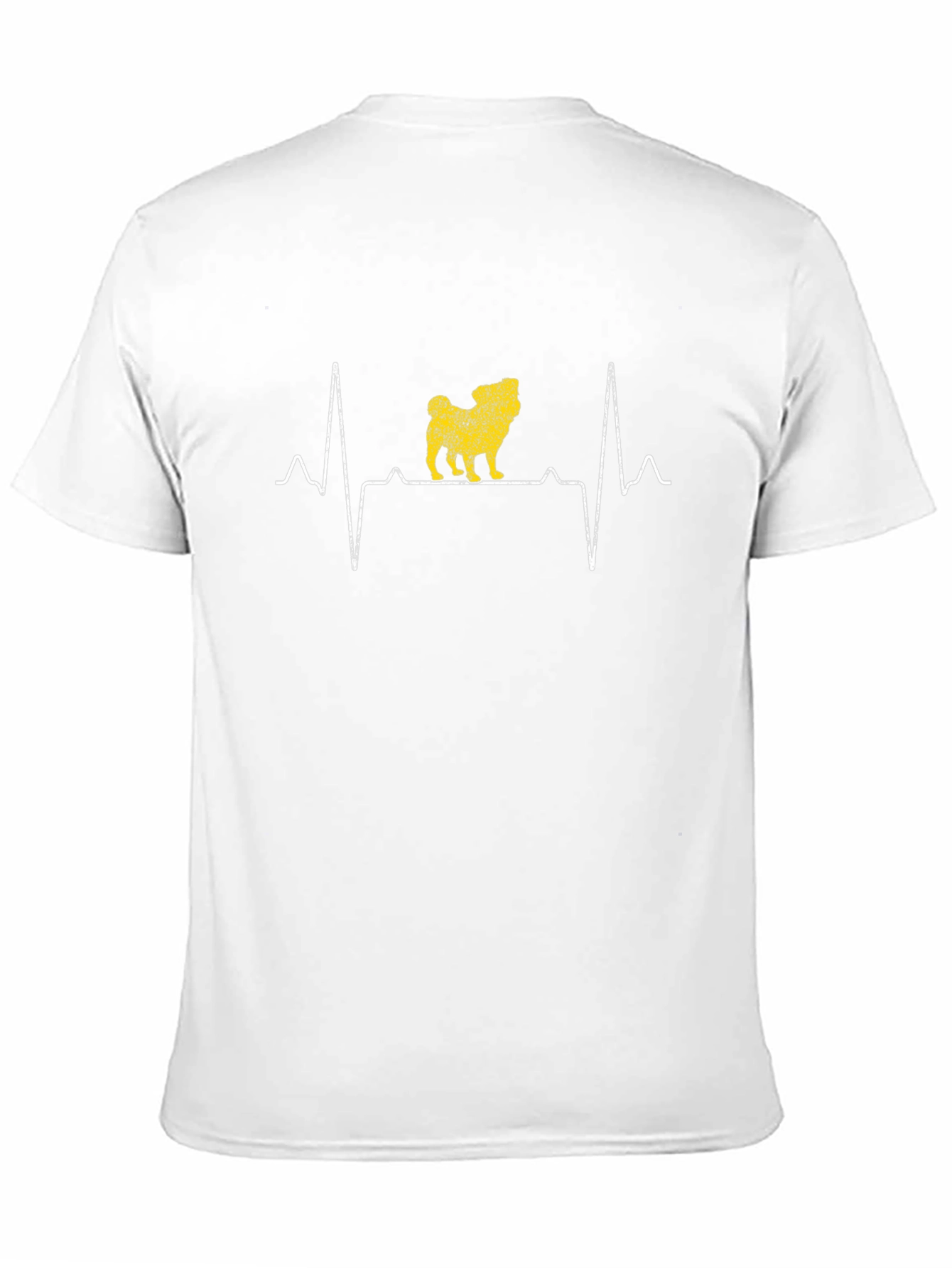 Pug Heartbeat T-Shirt - Dog Lover Tee