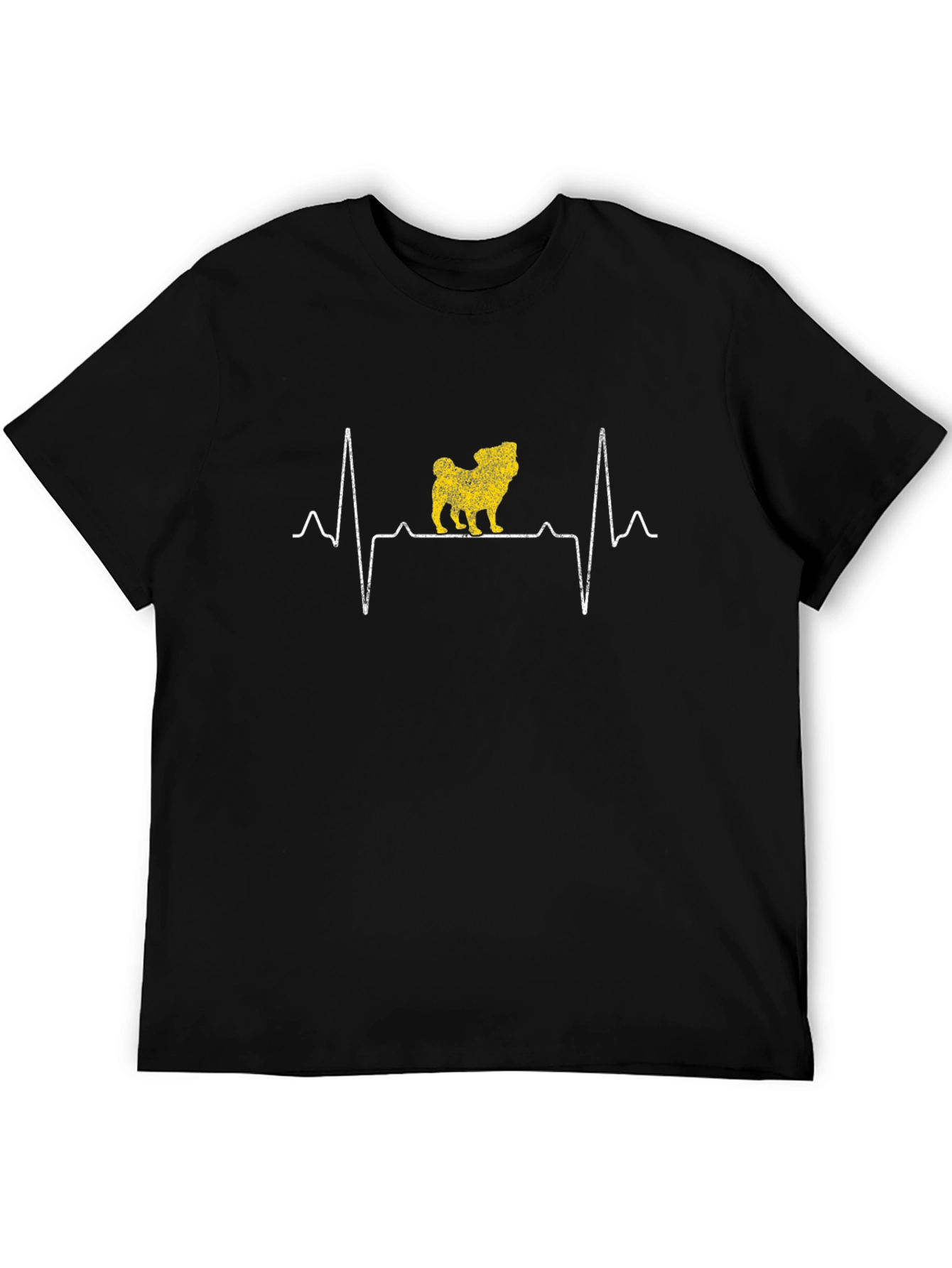 Pug Heartbeat T-Shirt - Dog Lover Tee