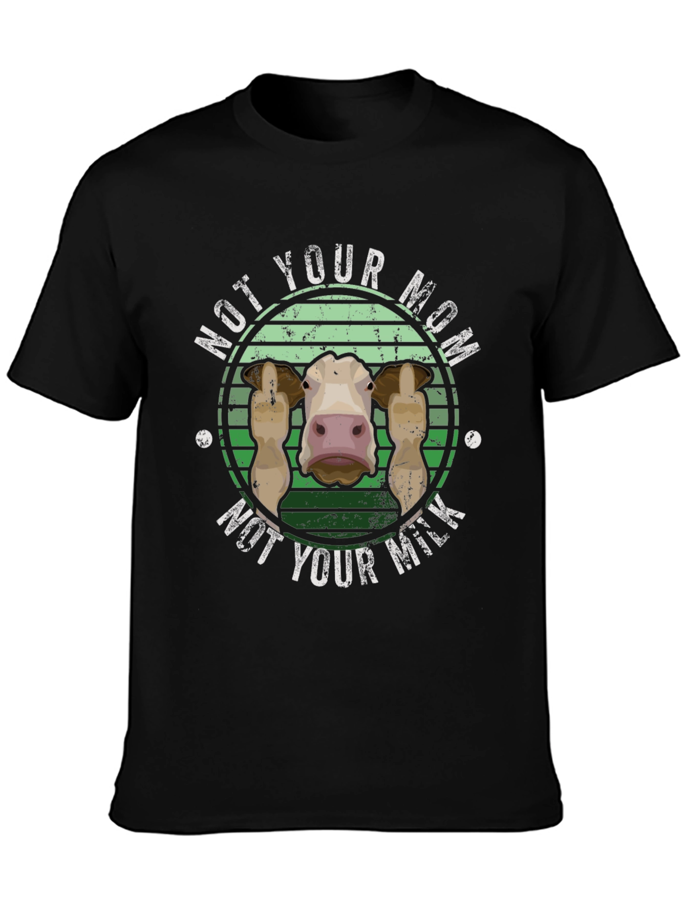 Vegan Not Your Mom Not Your Milk Graphic Tee