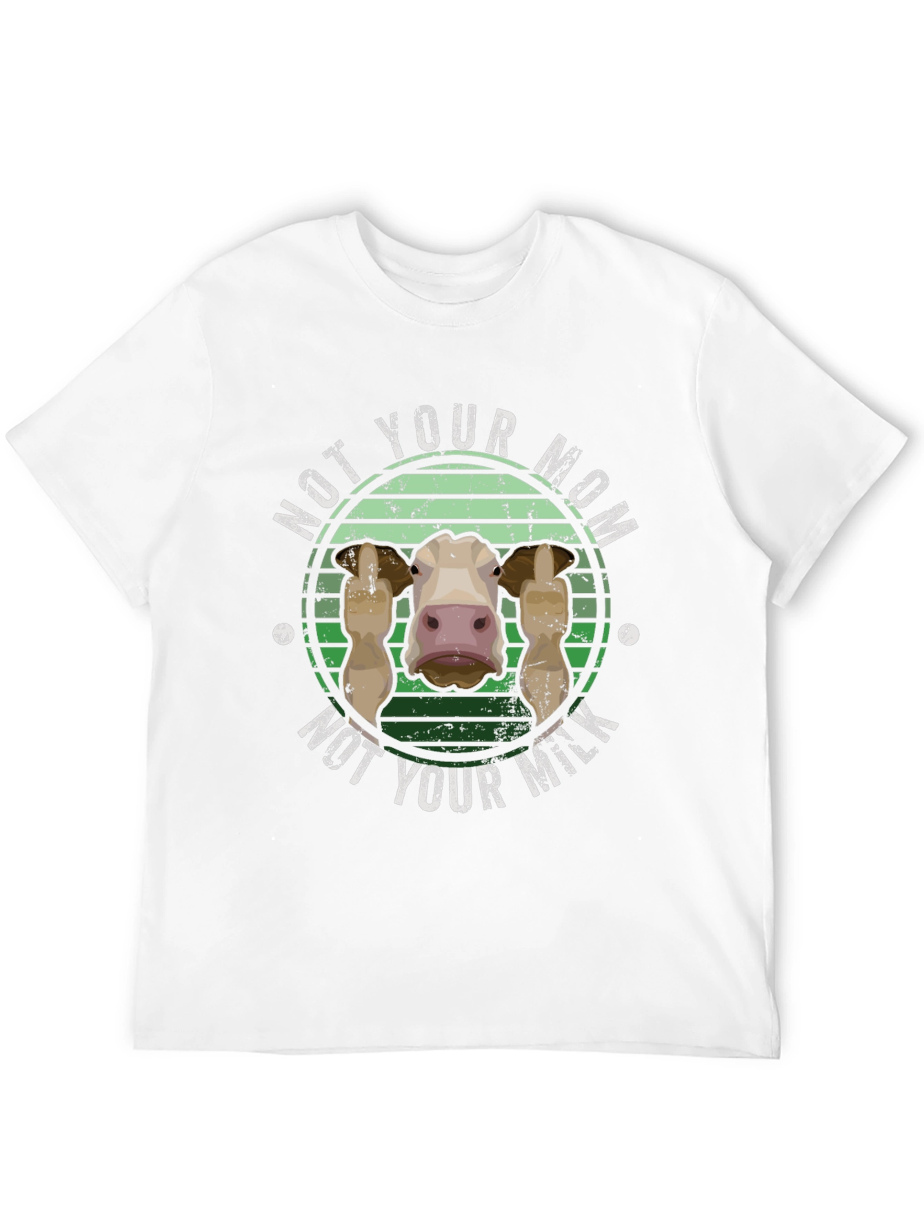 Vegan Not Your Mom Not Your Milk Graphic Tee