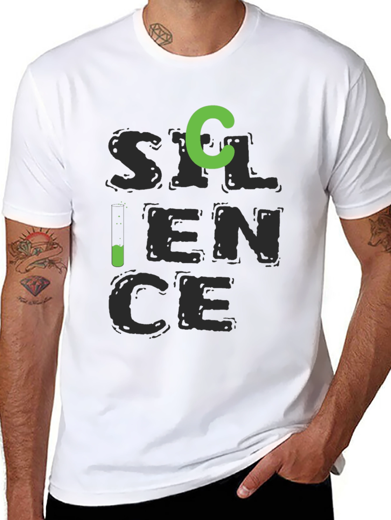 Science T-Shirt - Black Graphic Tee
