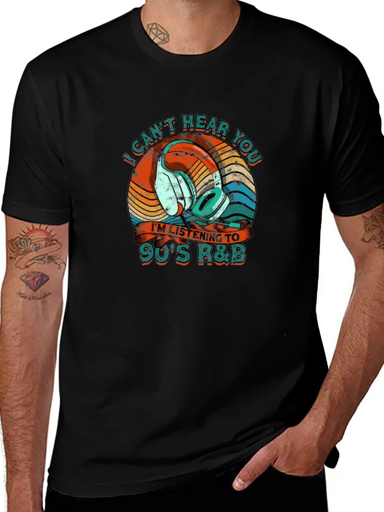 90s R&B Music Lover Graphic Tee