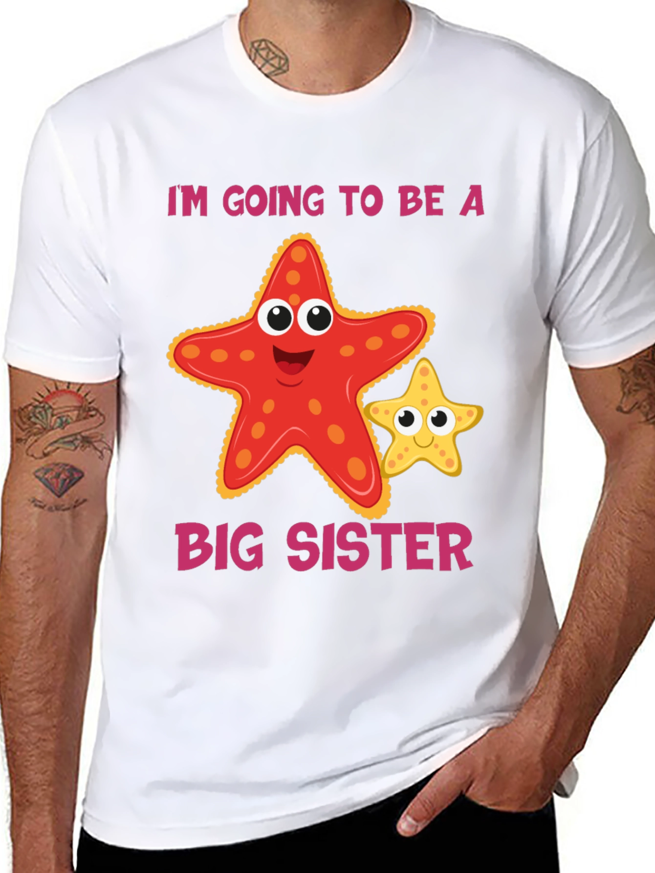 Big Sister Starfish Graphic Tee
