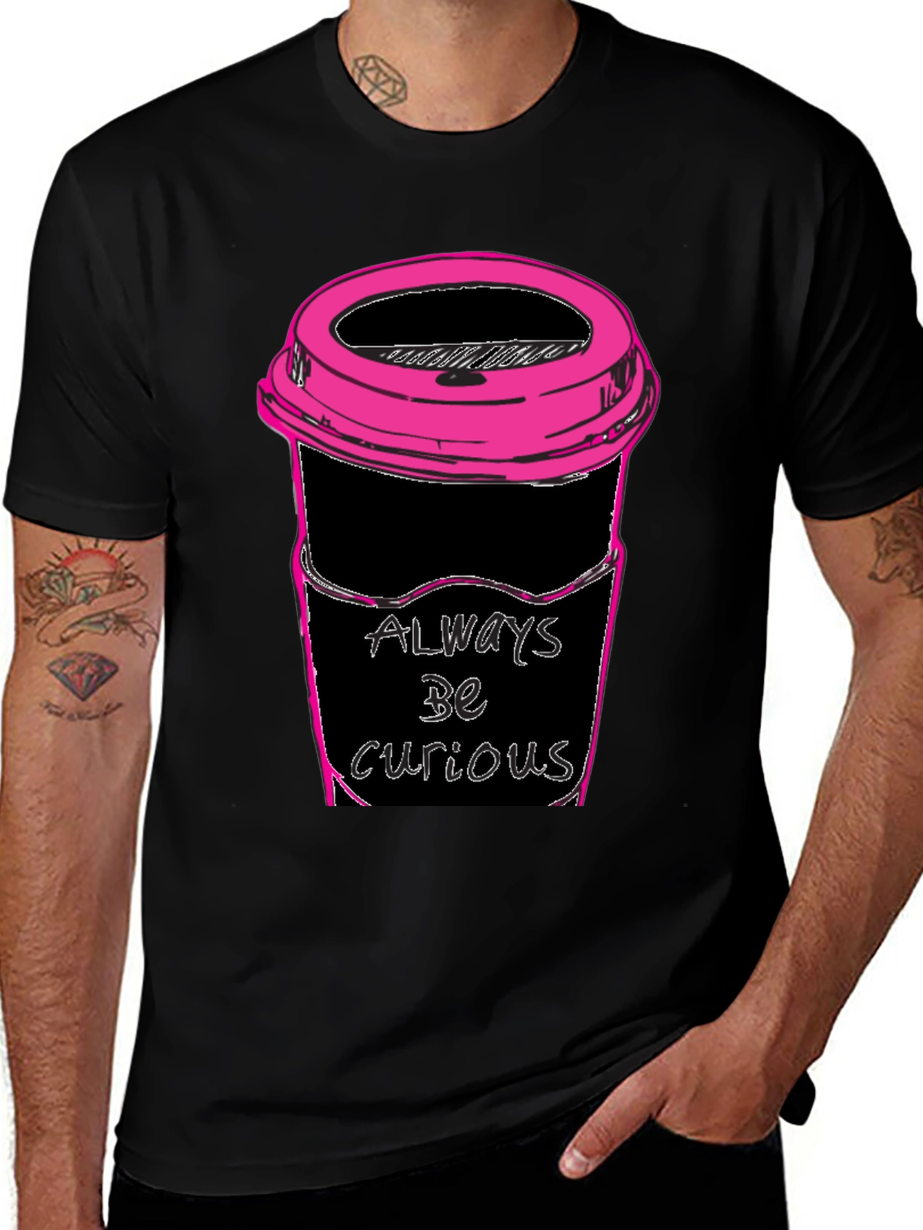 Always Be Curious Coffee T-Shirt