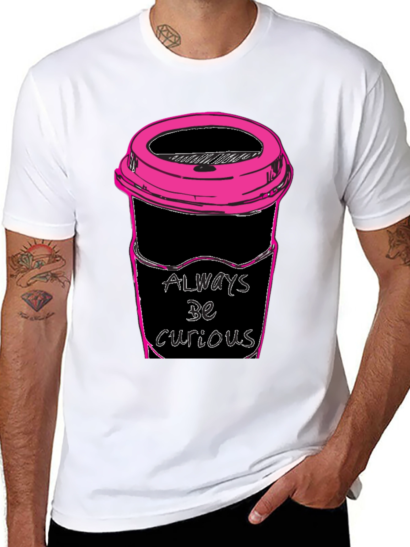 Always Be Curious Coffee T-Shirt