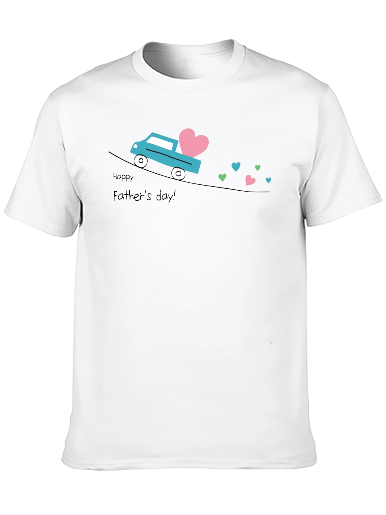 Happy Fathers Day Truck T-Shirt