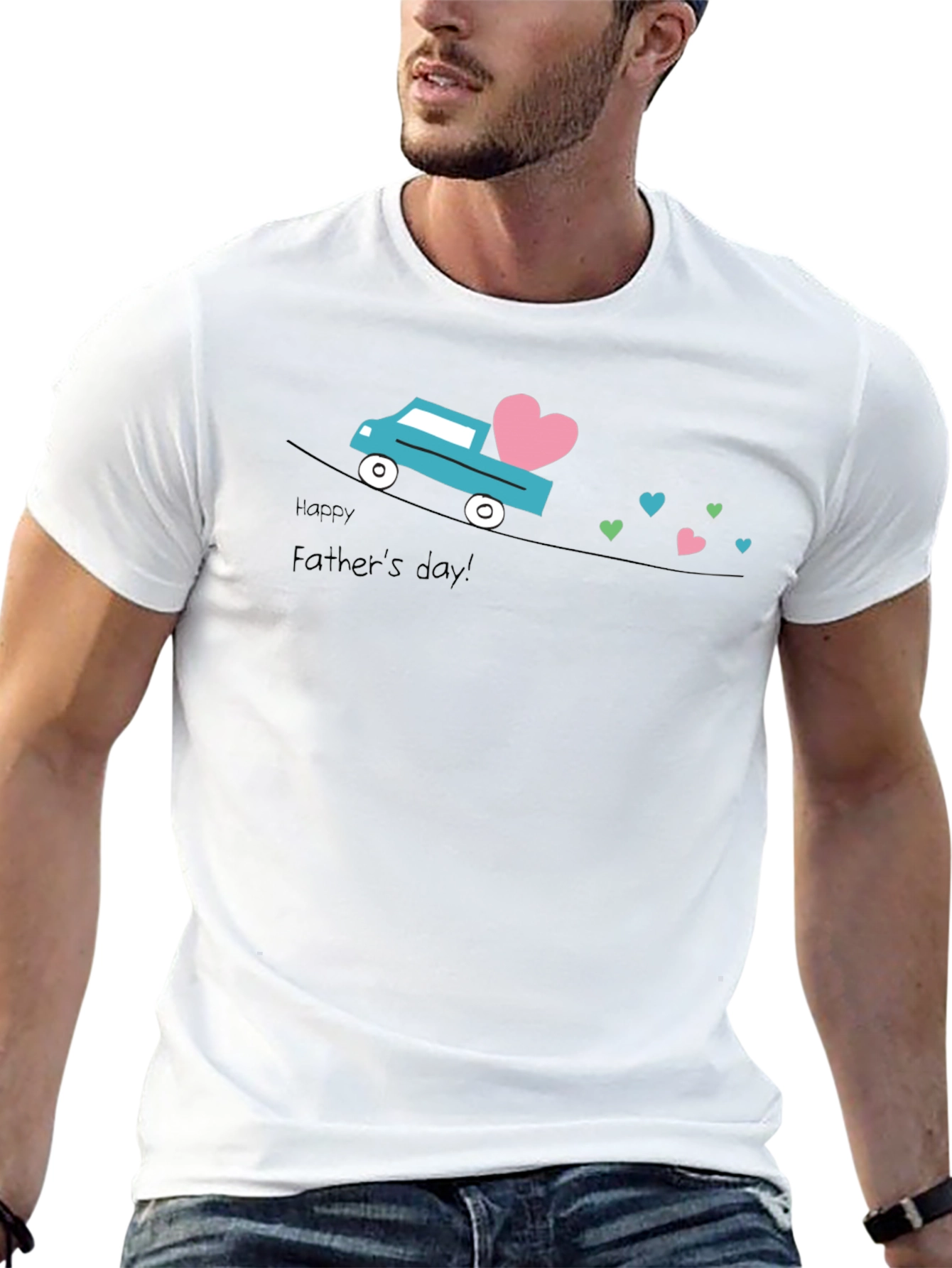 Happy Fathers Day Truck T-Shirt