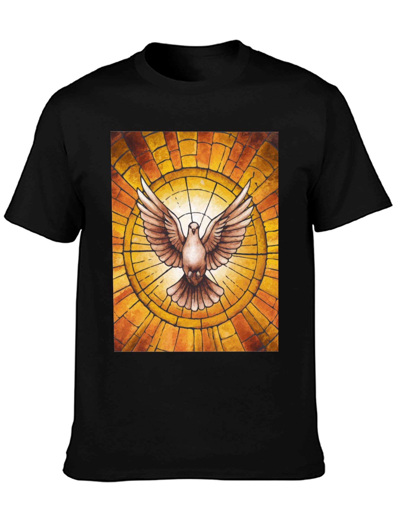 Dove Stained Glass Graphic Tee