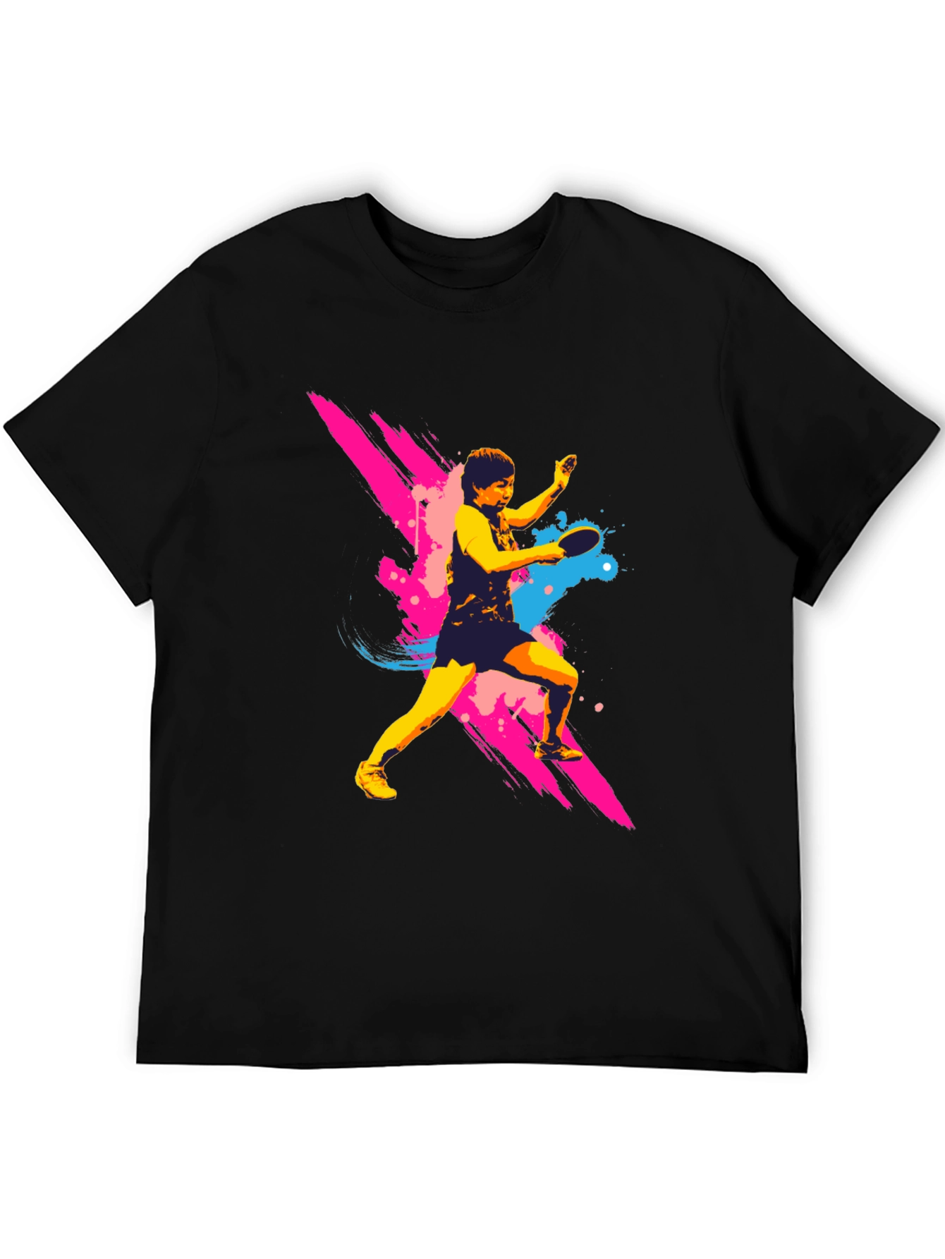 Ping Pong Player Graphic T-Shirt
