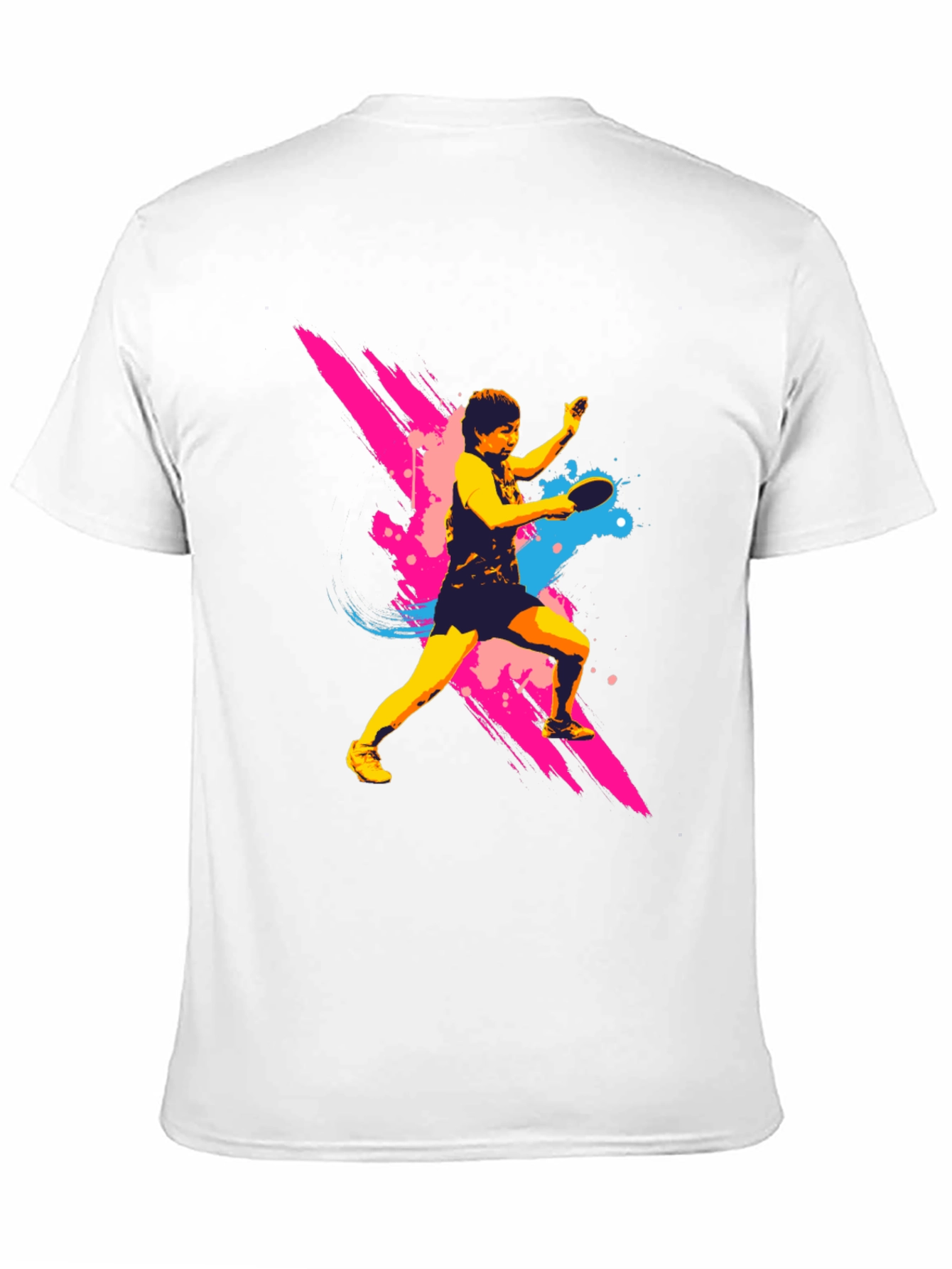 Ping Pong Player Graphic T-Shirt