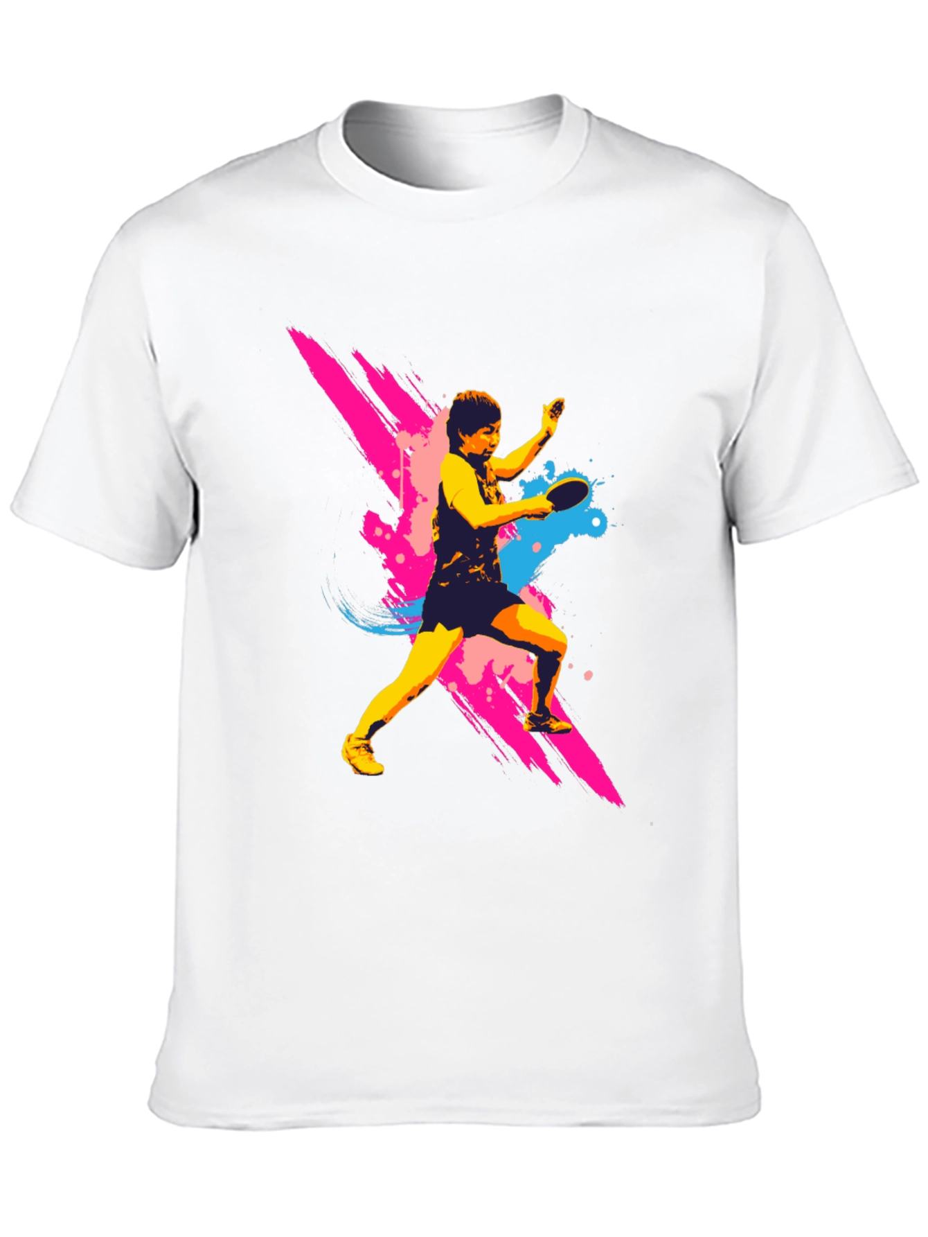 Ping Pong Player Graphic T-Shirt