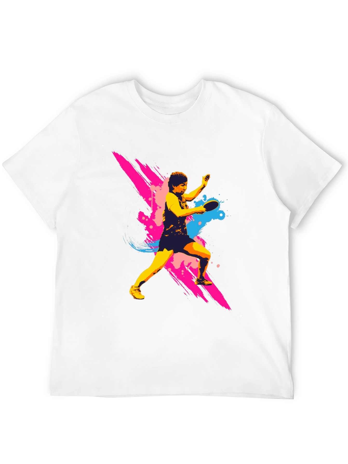 Ping Pong Player Graphic T-Shirt