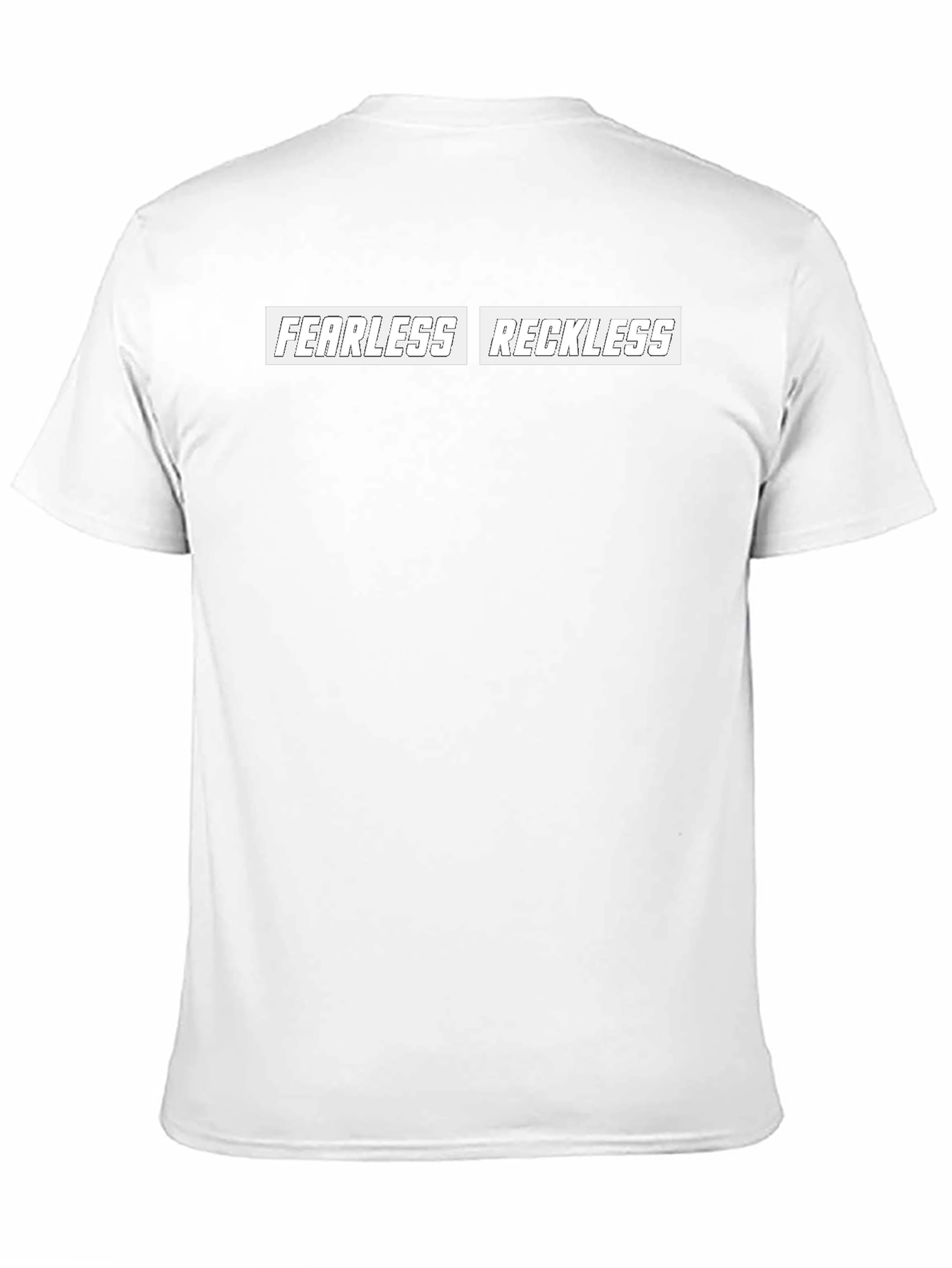 Fearless Reckless Graphic Black T-Shirt