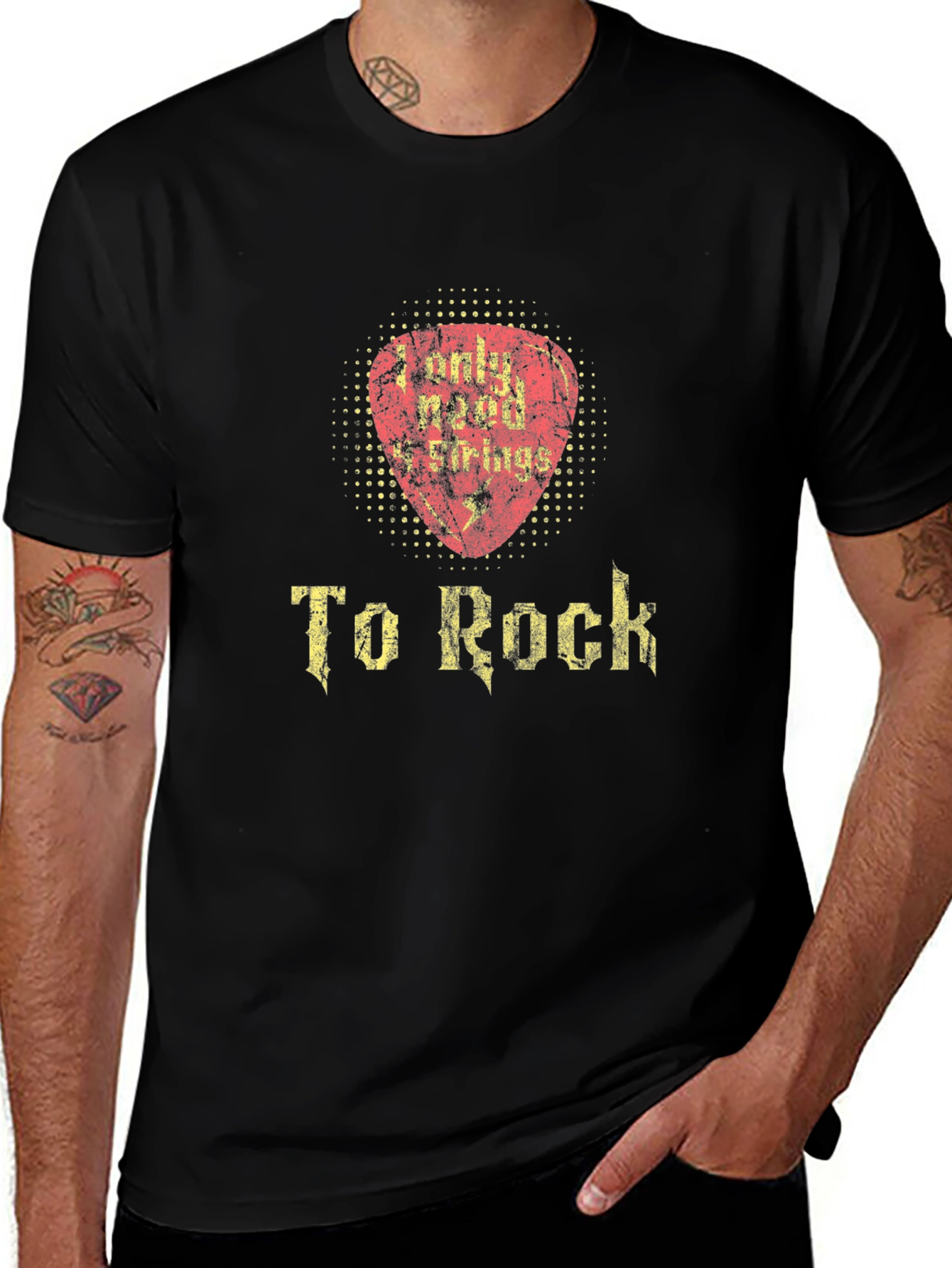 Rock & Roll Guitar Pick T-Shirt