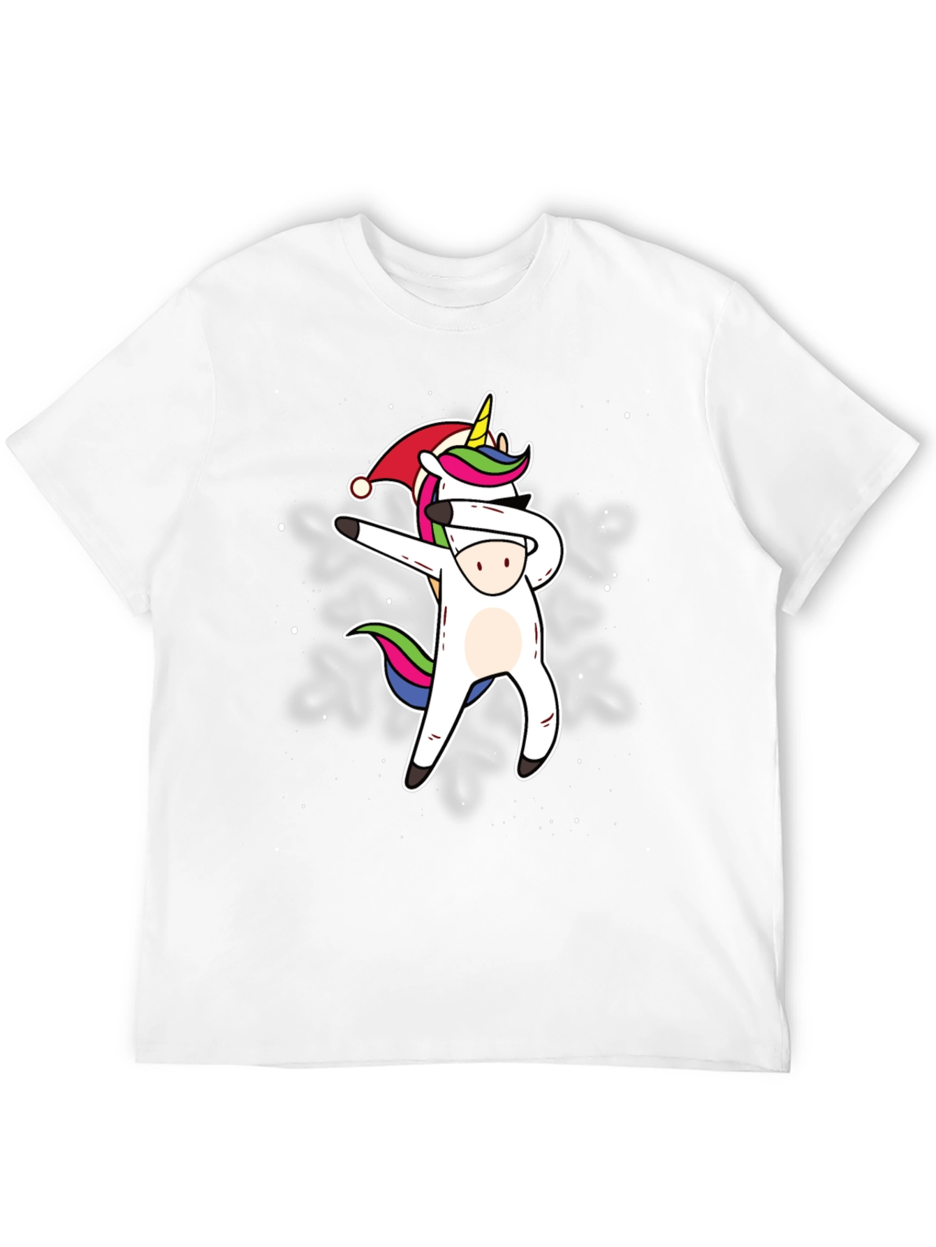 Dabbing Unicorn Christmas T-Shirt
