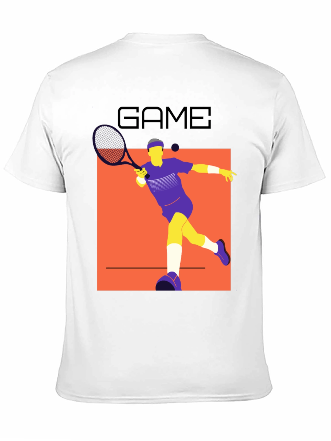 Tennis Game Graphic T-Shirt - Modern Athlete Style