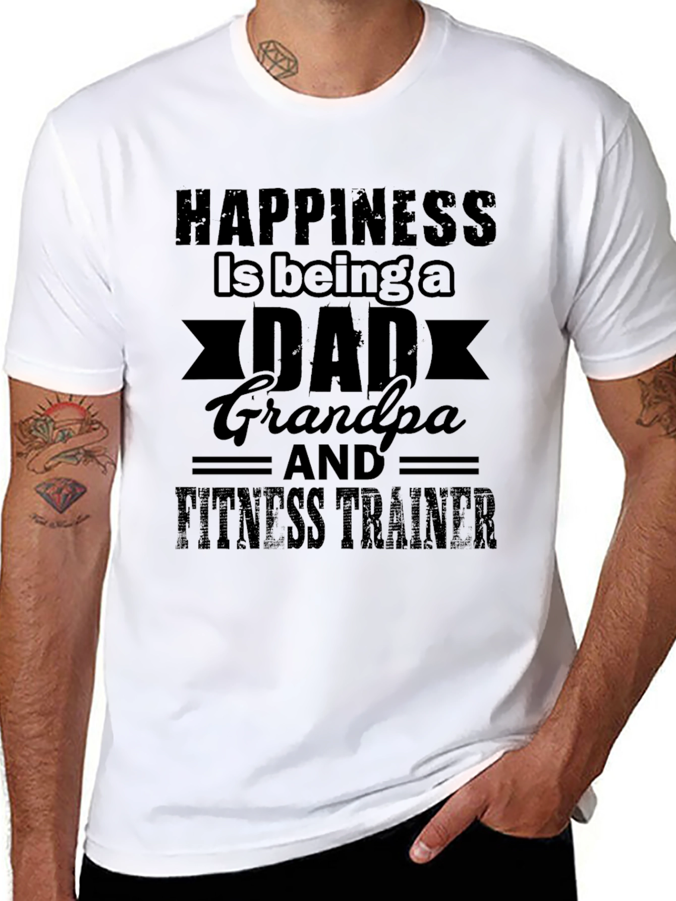 Dad Grandpa Fitness Trainer T-Shirt