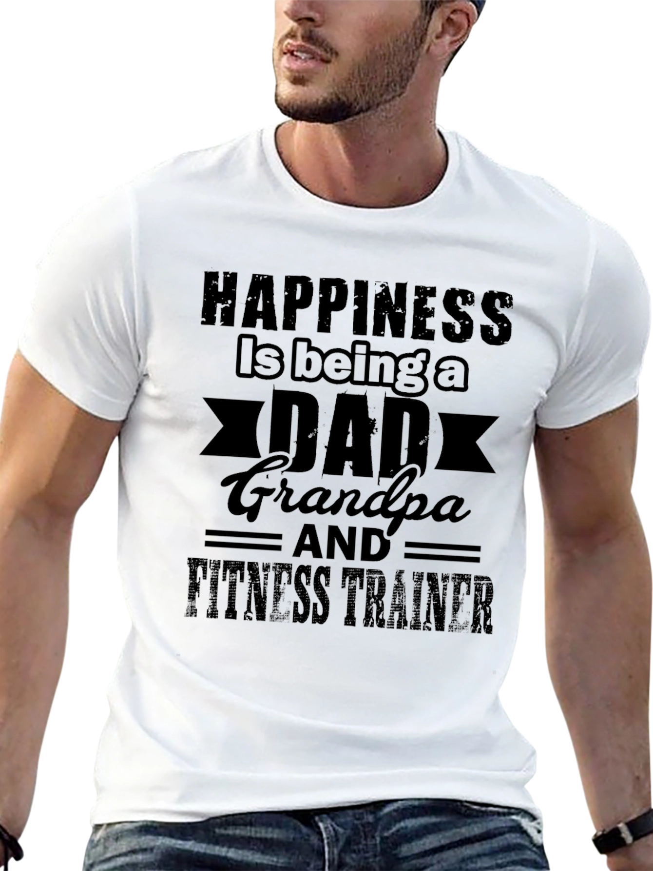 Dad Grandpa Fitness Trainer T-Shirt