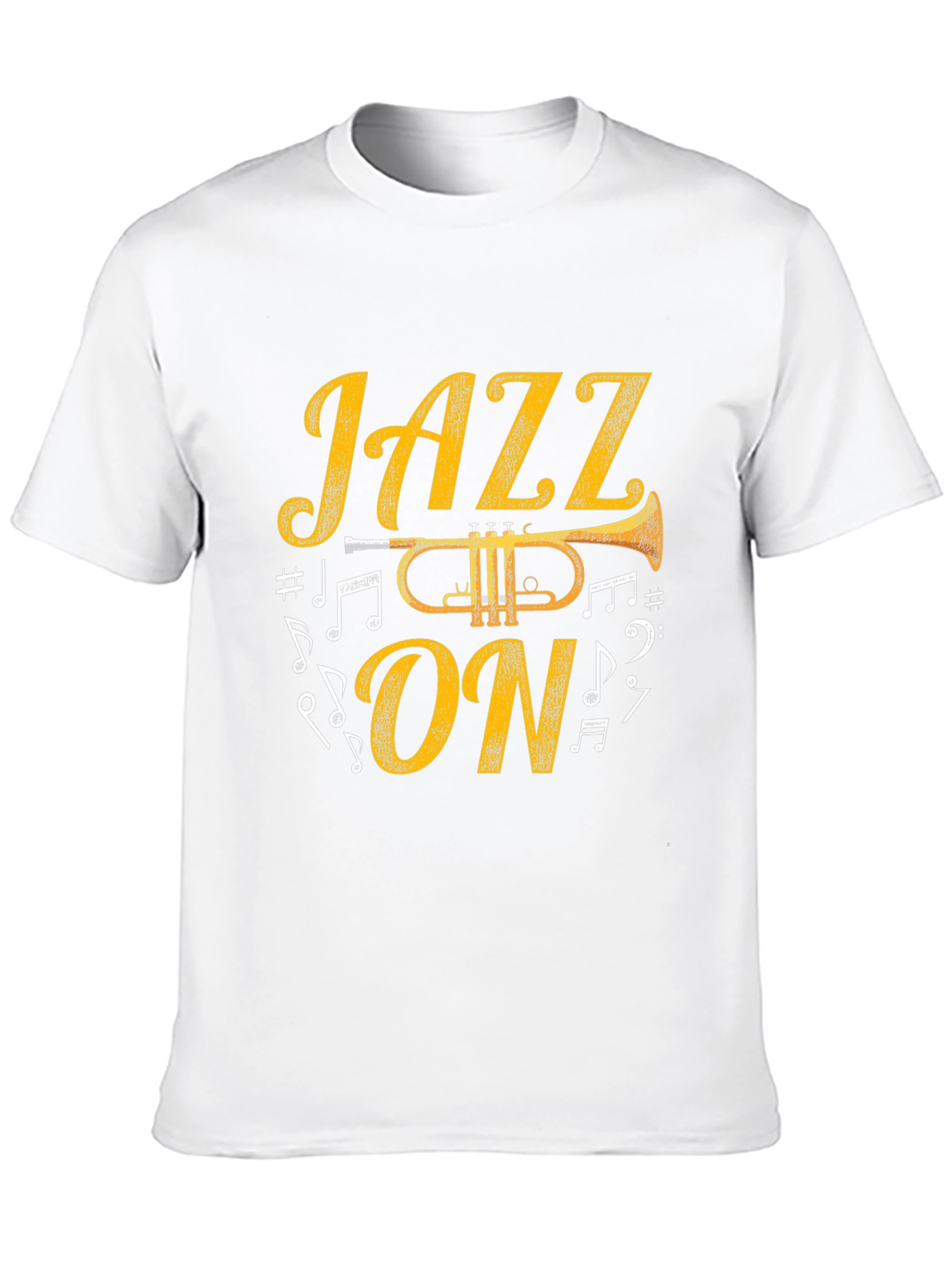 Jazz On T-Shirt Trumpet Music Tee