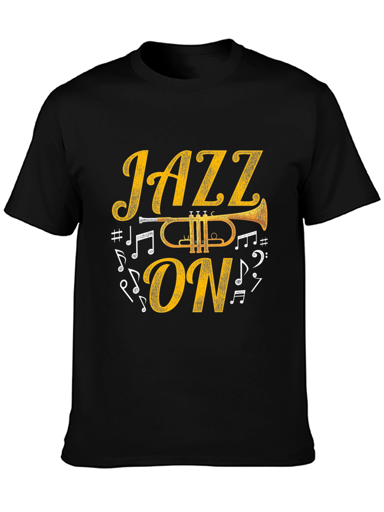 Jazz On T-Shirt Trumpet Music Tee