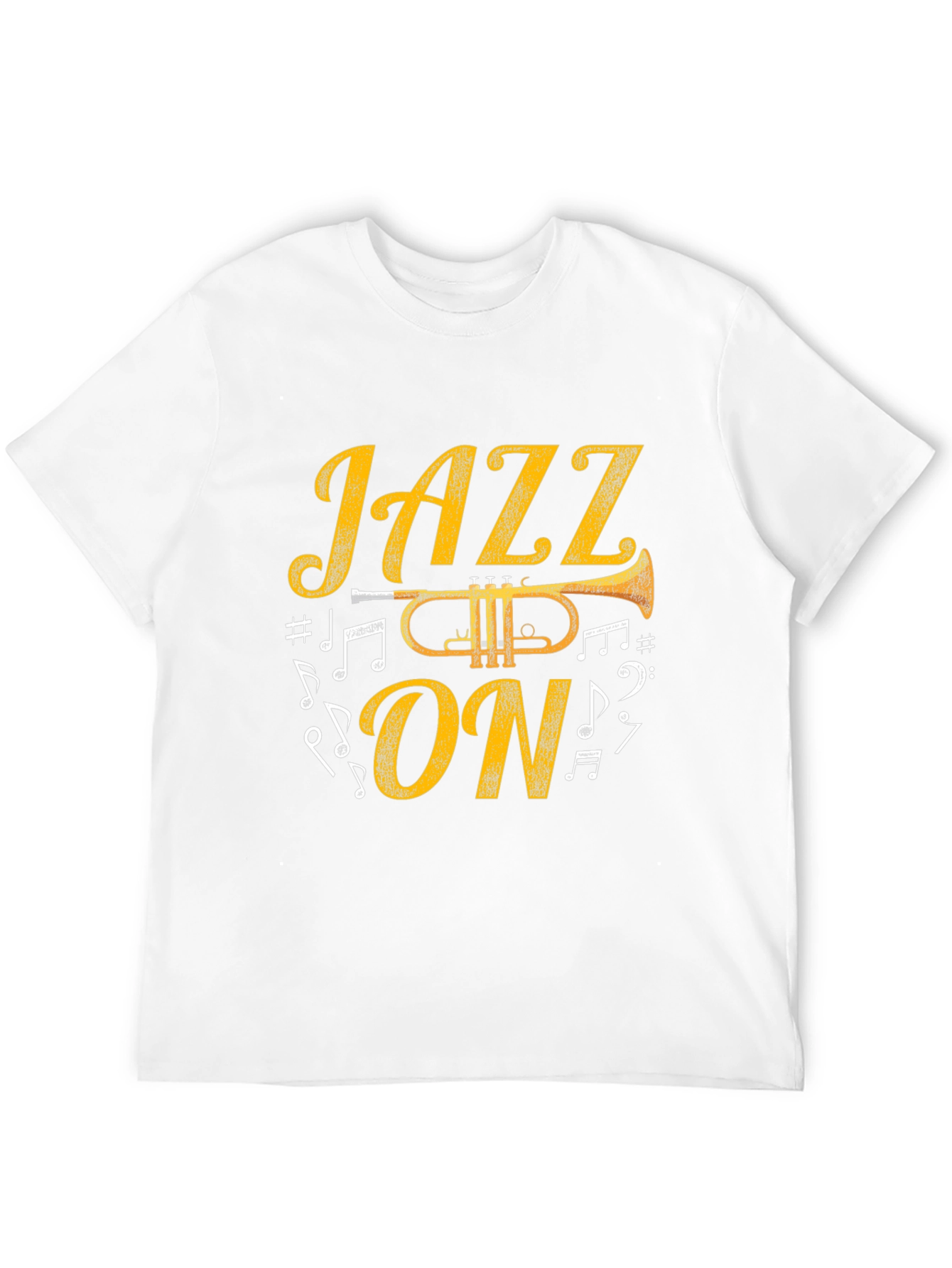 Jazz On T-Shirt Trumpet Music Tee