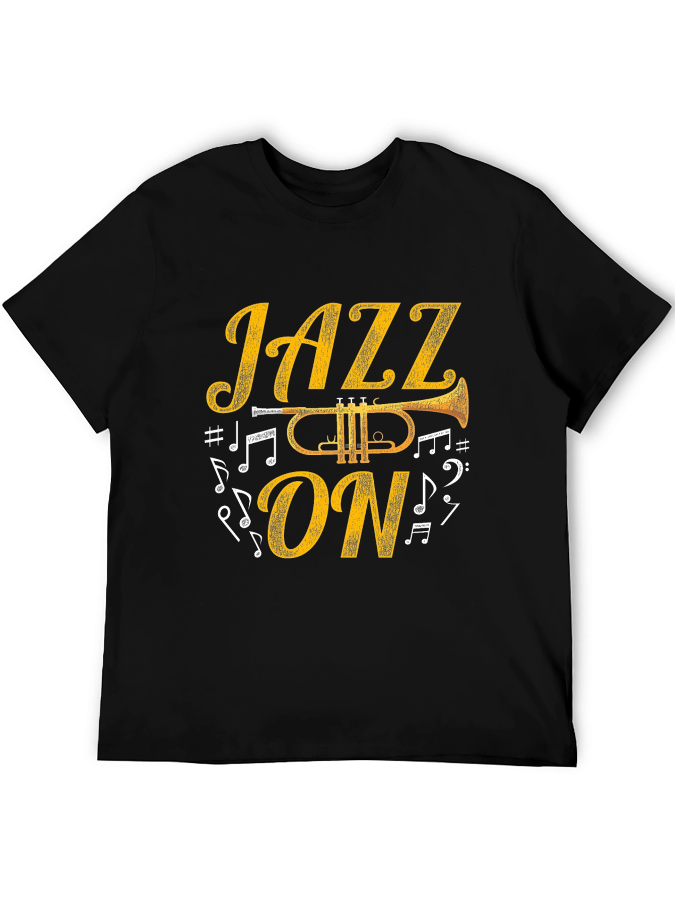Jazz On T-Shirt Trumpet Music Tee