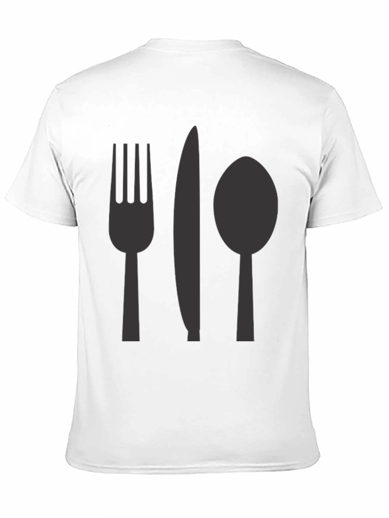 Cutlery Graphic T-Shirt - Casual Cotton Tee