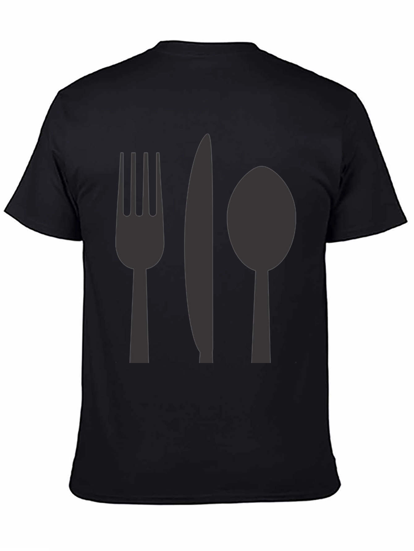 Cutlery Graphic T-Shirt - Casual Cotton Tee