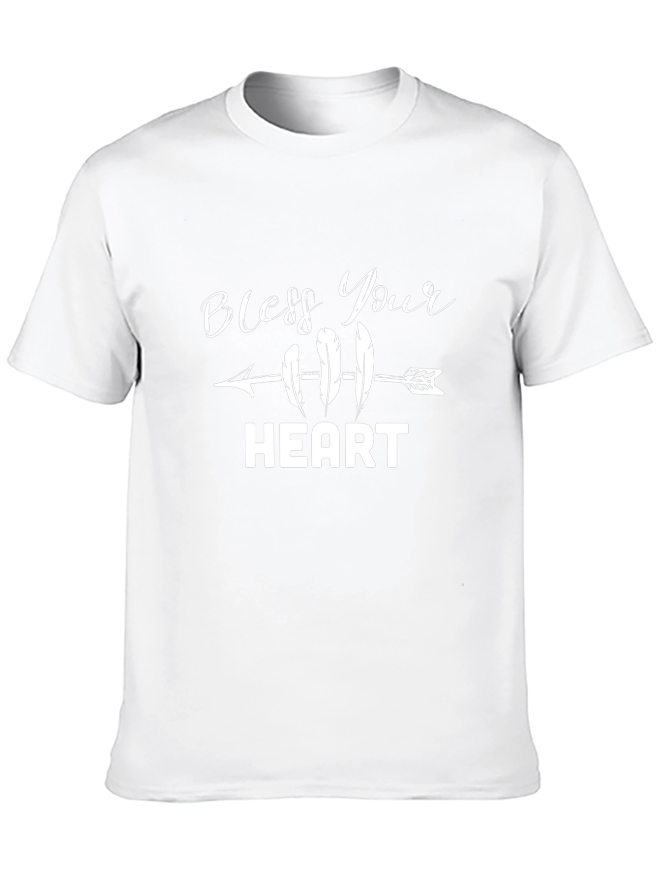 Bless Your Heart Graphic Tee - Casual Cotton T-Shirt