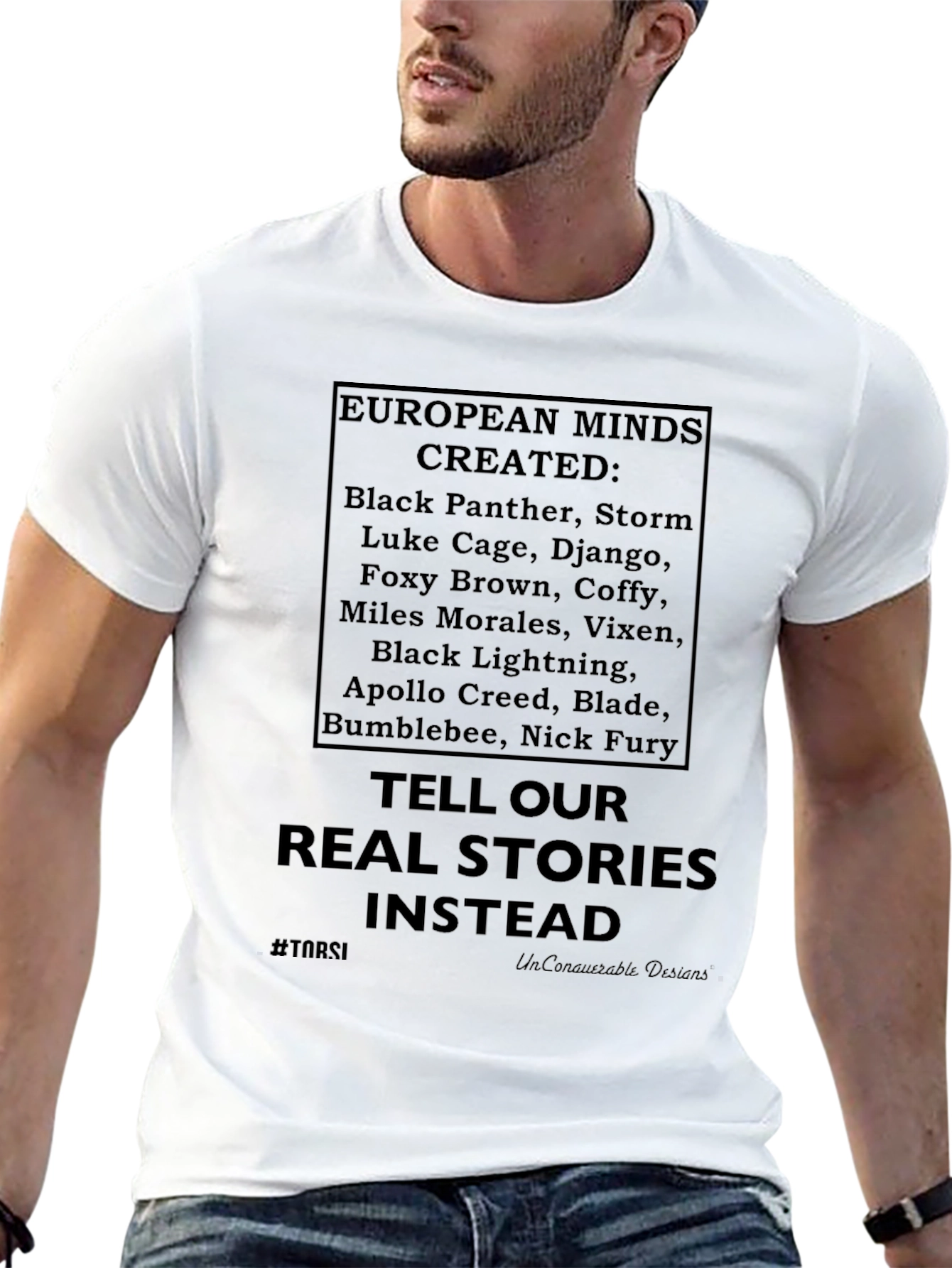 T-Shirt: Tell Our Real Stories Instead