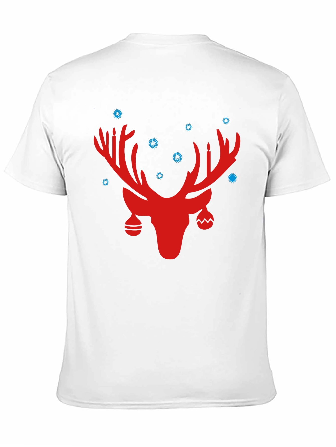 Festive Reindeer Graphic Tee - Holiday Cheer!