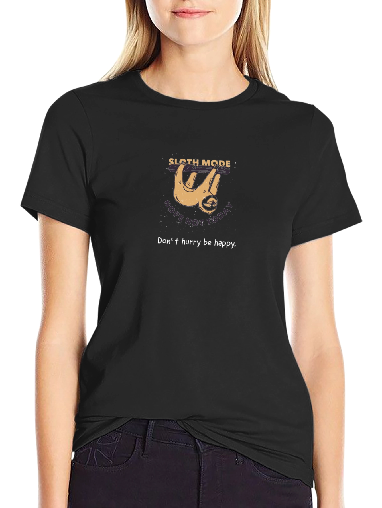Sloth Mode T-Shirt - Relaxed Fit Graphic Tee