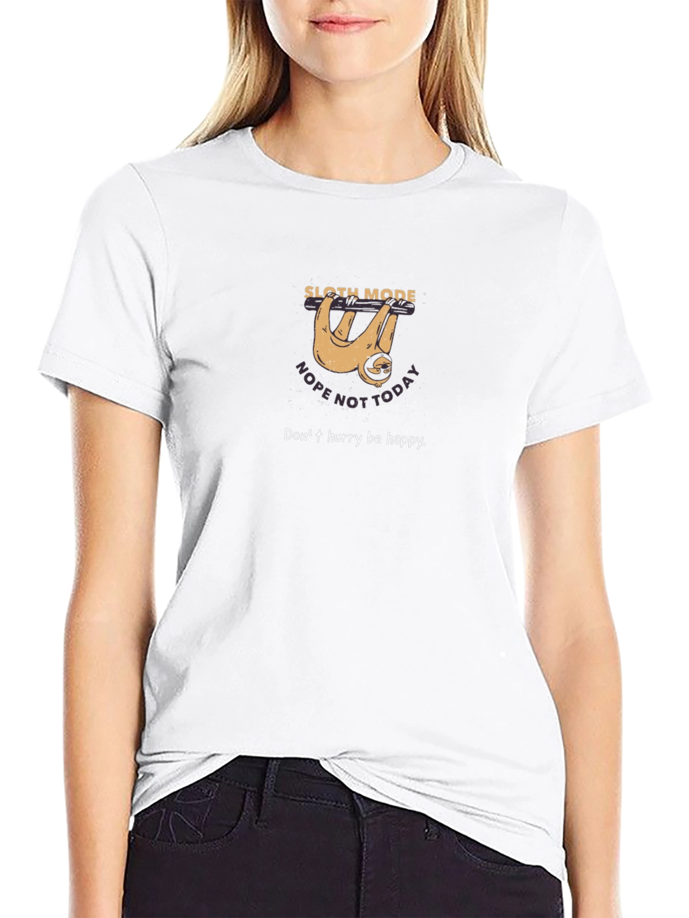 Sloth Mode T-Shirt - Relaxed Fit Graphic Tee