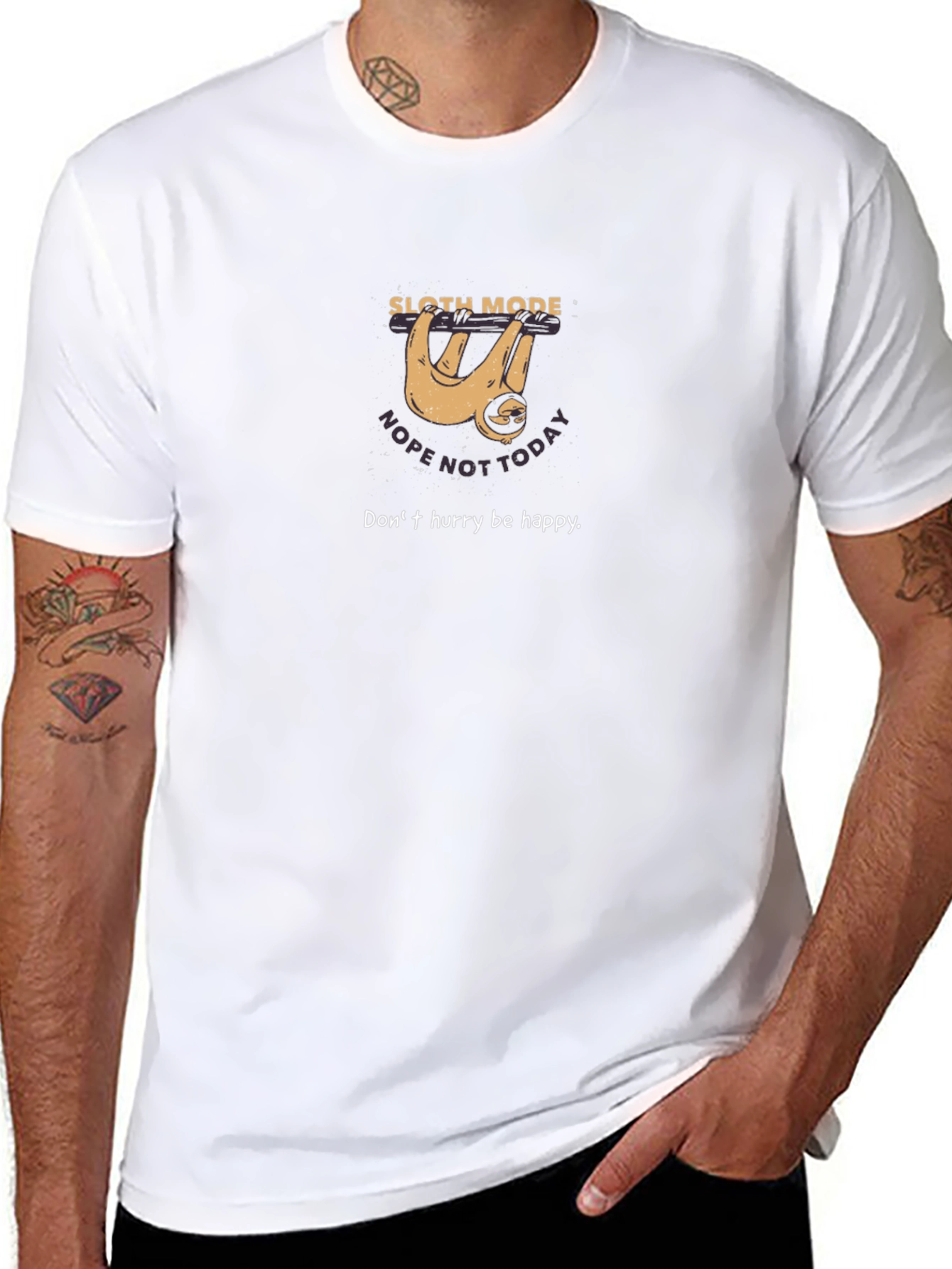 Sloth Mode T-Shirt - Relaxed Fit Graphic Tee