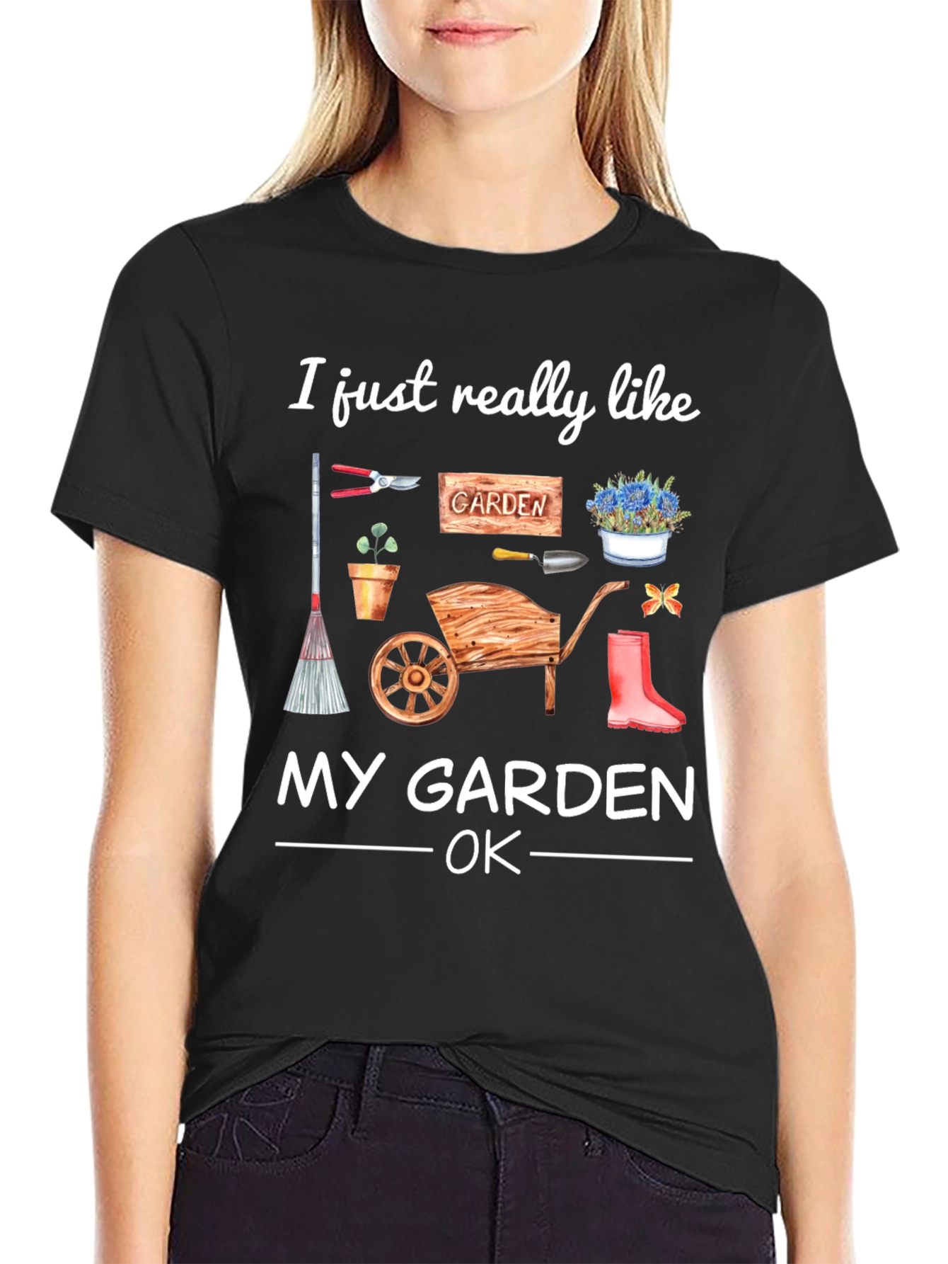 Gardening Lover T-Shirt: I Like My Garden OK