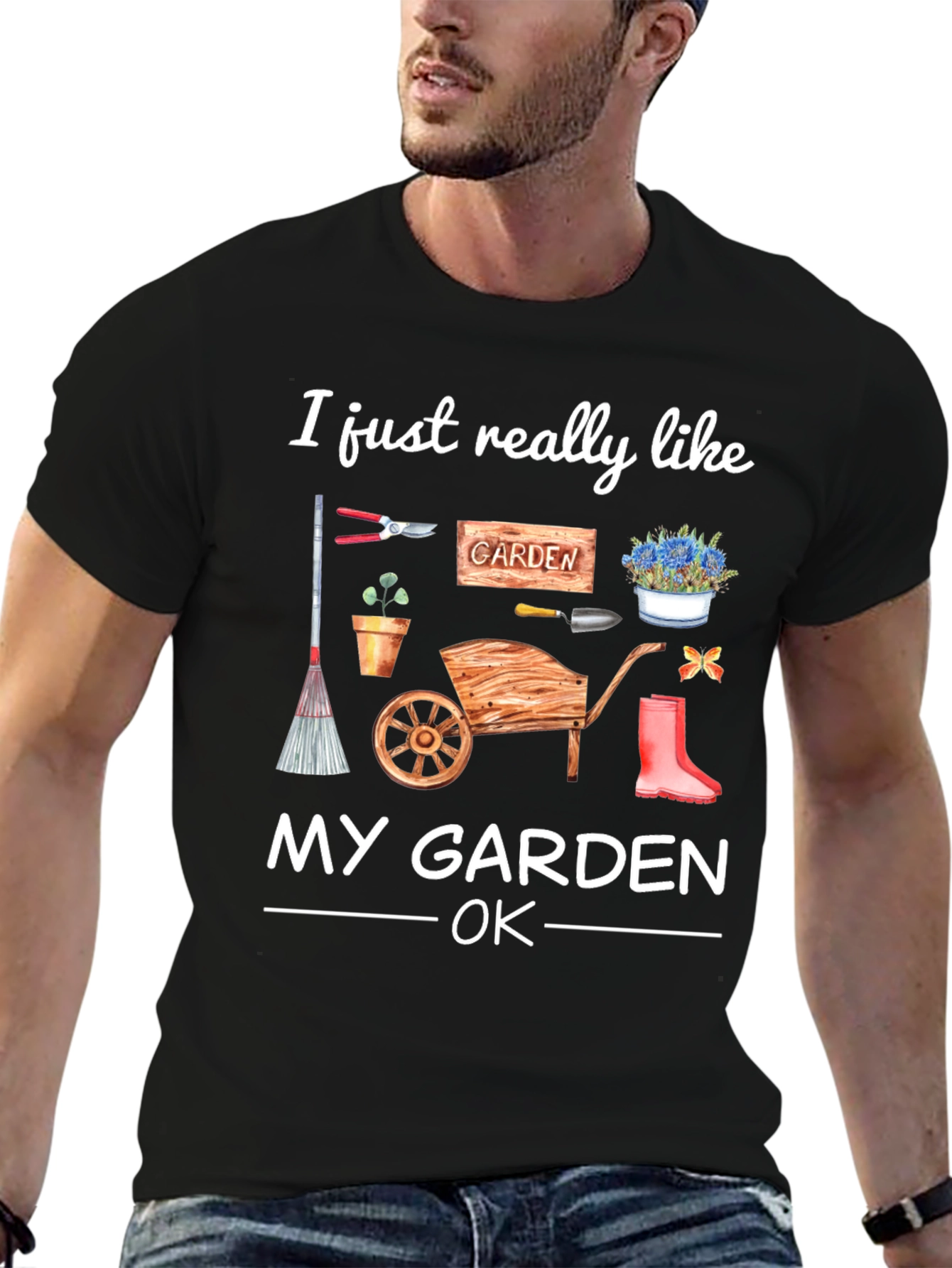 Gardening Lover T-Shirt: I Like My Garden OK